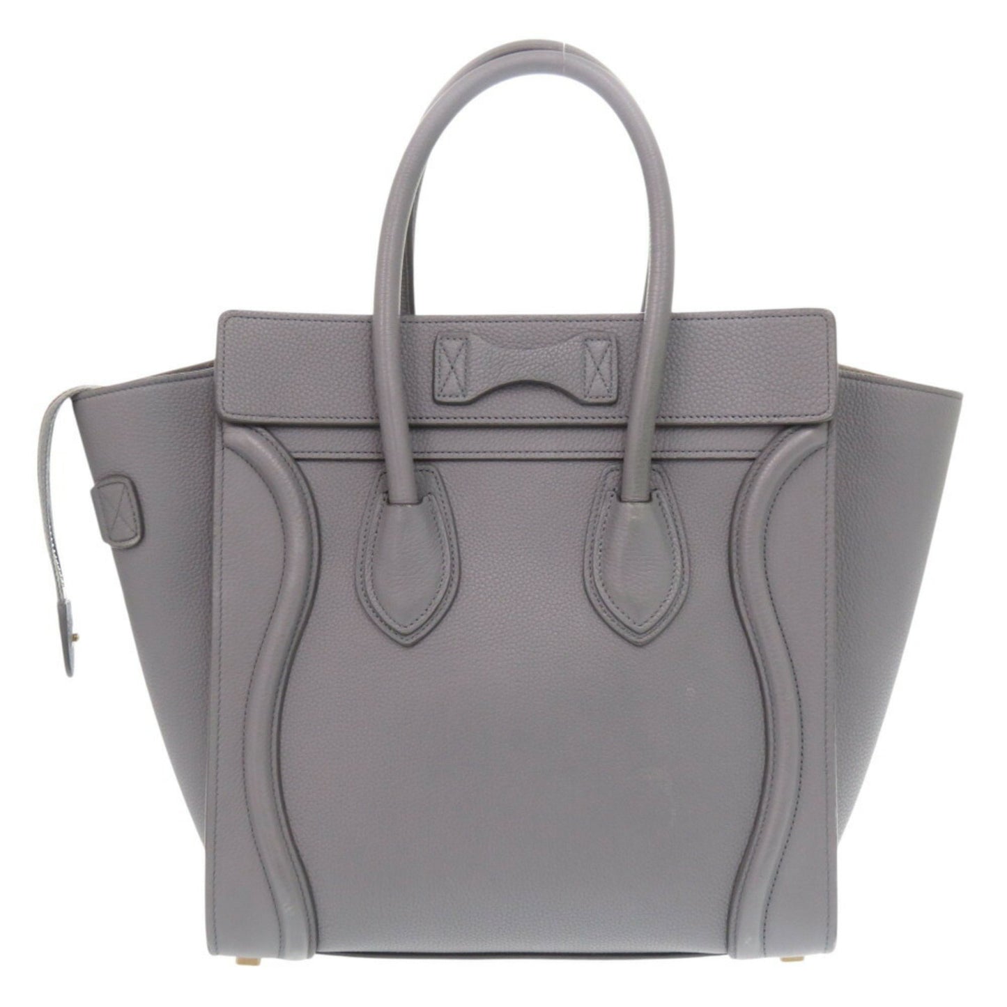 Céline Luggage, Grey, Leather, handbag