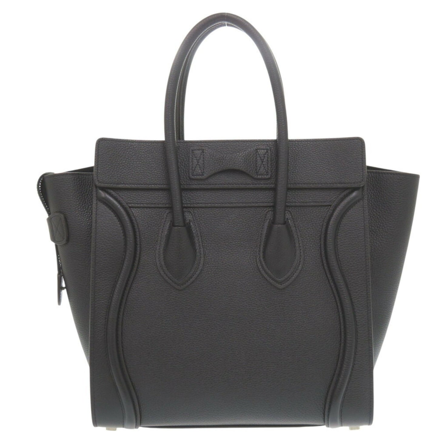 Céline Luggage, Black, Leather, handbag