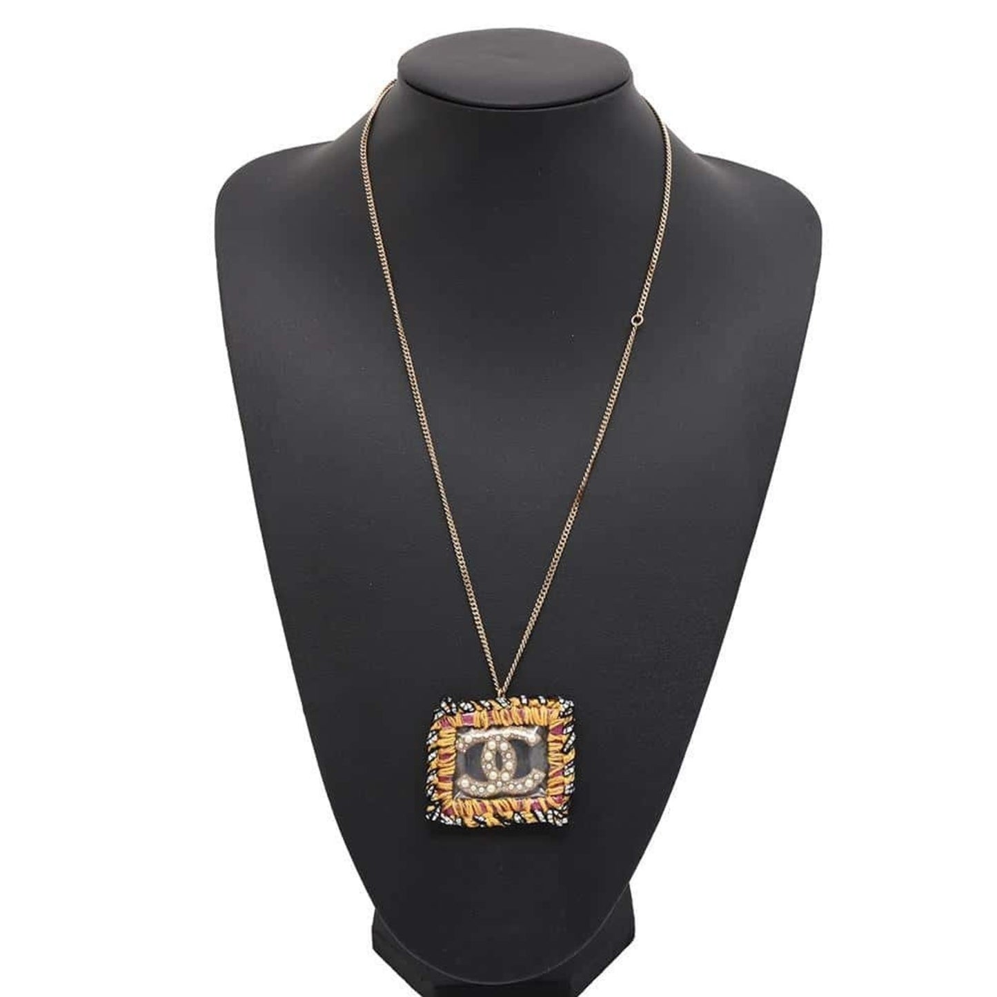 Chanel Coco Mark, Gold, Metal, necklace