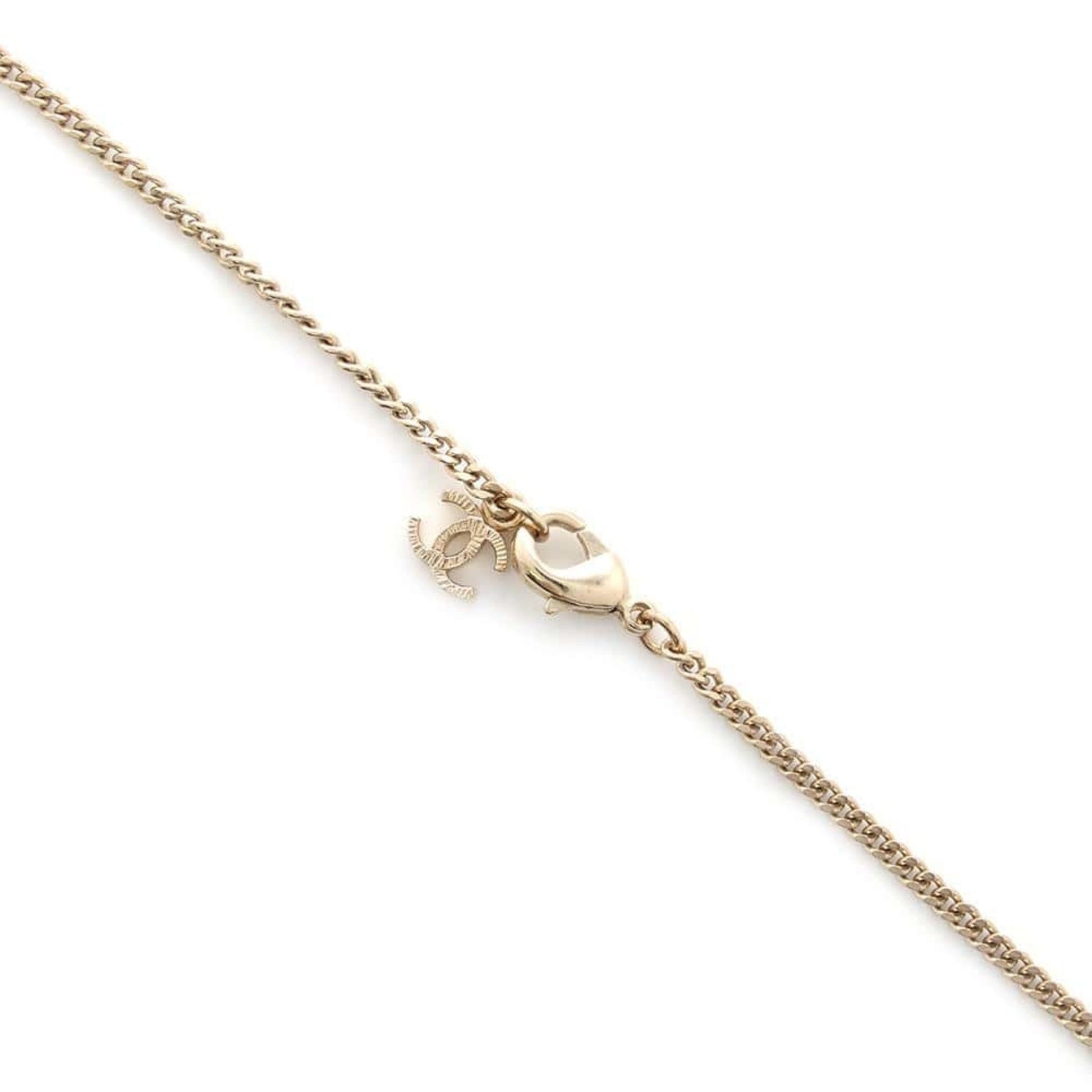 Chanel Coco Mark, Gold, Metal, necklace