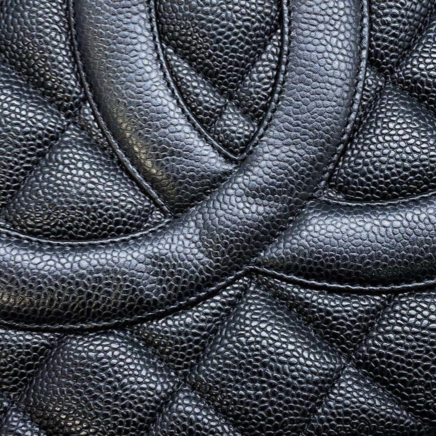 Chanel Medaillon, Black, Leather, tote