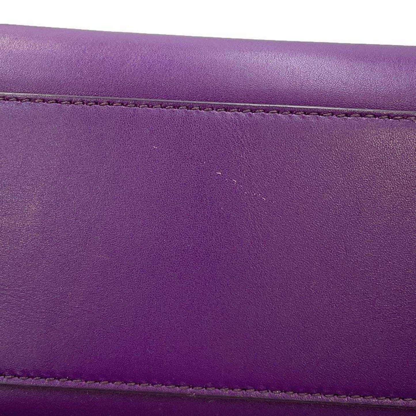 Salvatore Ferragamo Gancini, Purple, Leather, handbag