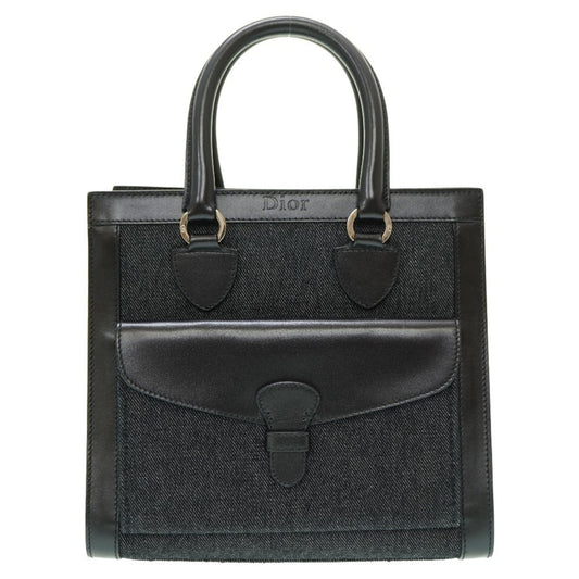 Dior --, Black, Leather, handbag