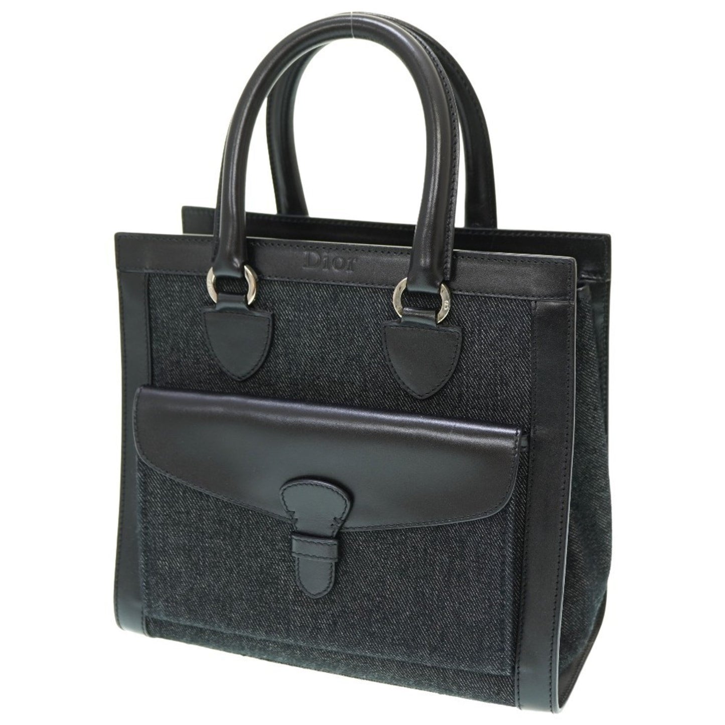 Dior --, Black, Leather, handbag