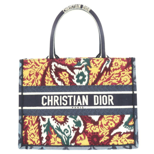 Dior Book Tote, Multicolour, Canvas, tote