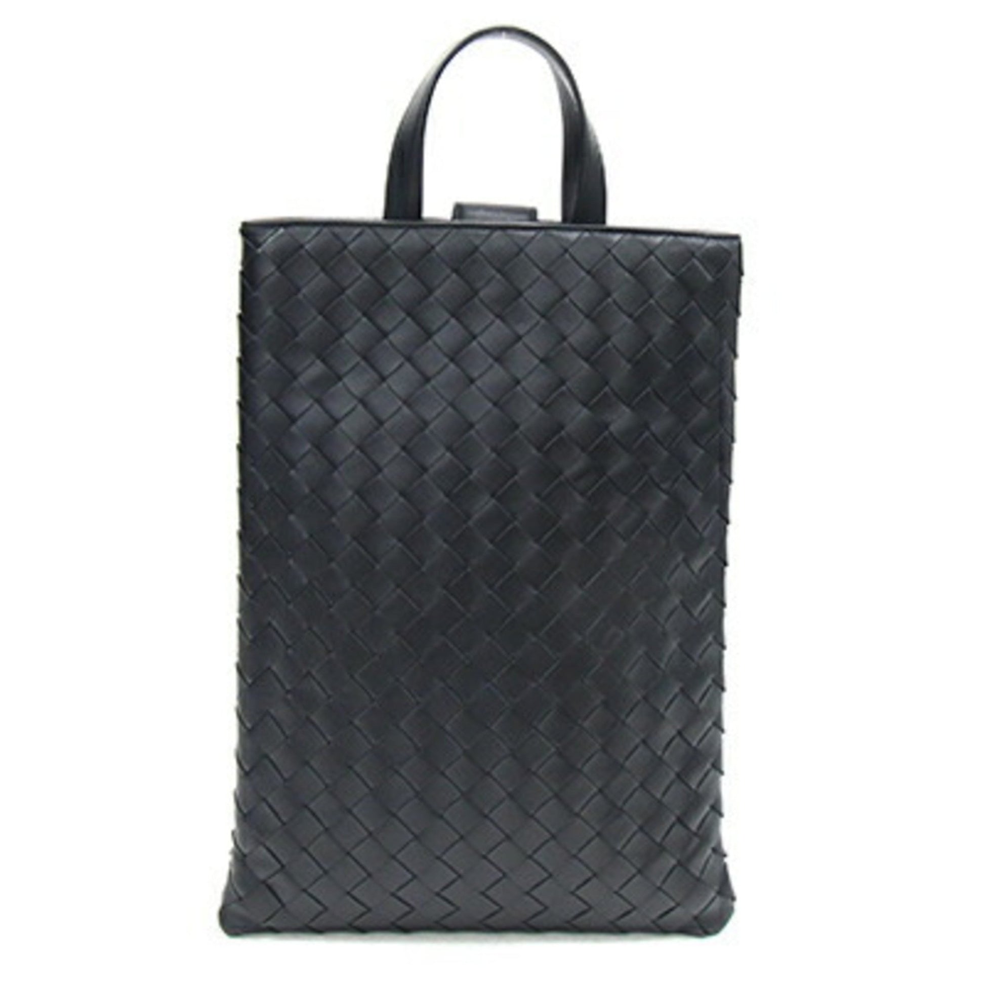 Bottega Veneta Intrecciato, Black, Leather, tote