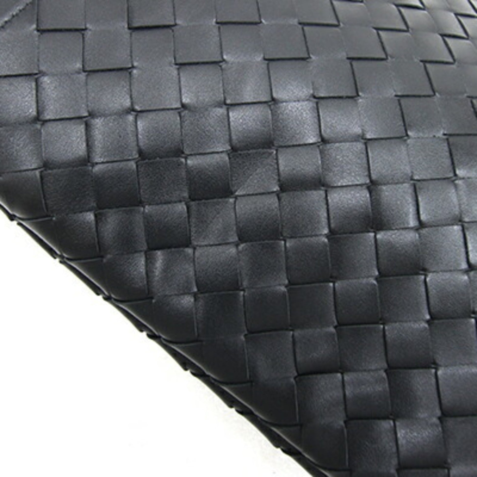 Bottega Veneta Intrecciato, Black, Leather, tote