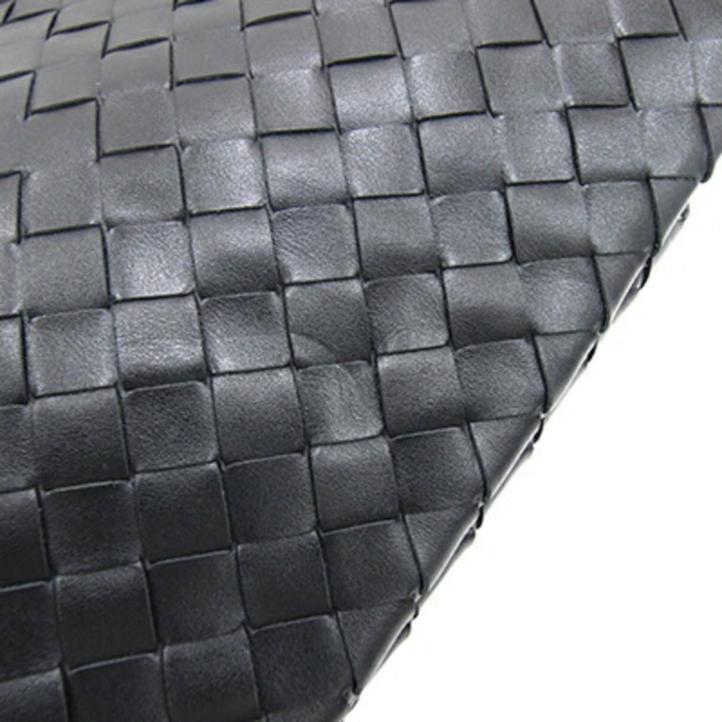 Bottega Veneta Intrecciato, Black, Leather, tote