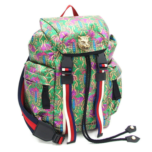 Gucci --, Multicolour, Canvas, backpack