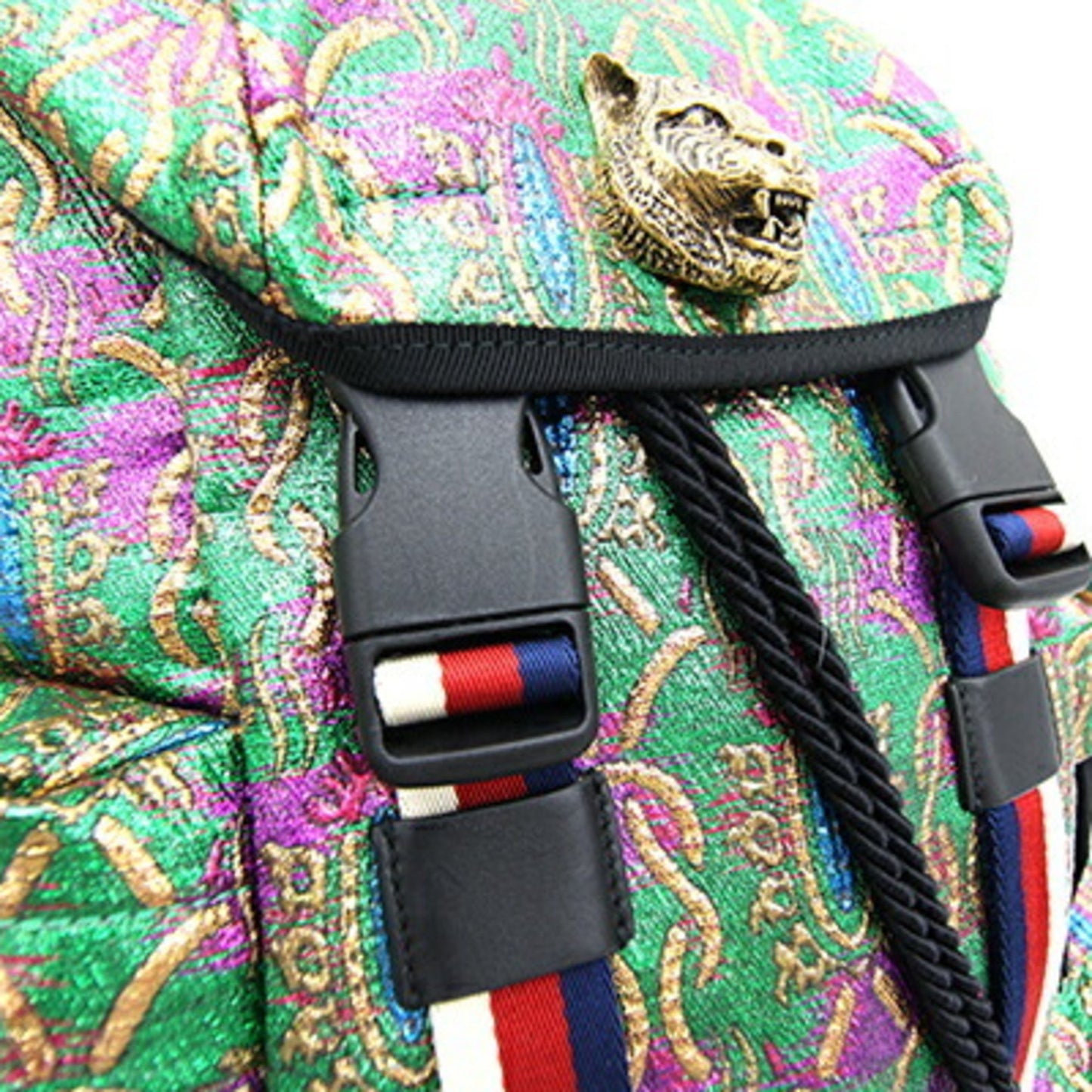 Gucci --, Multicolour, Canvas, backpack