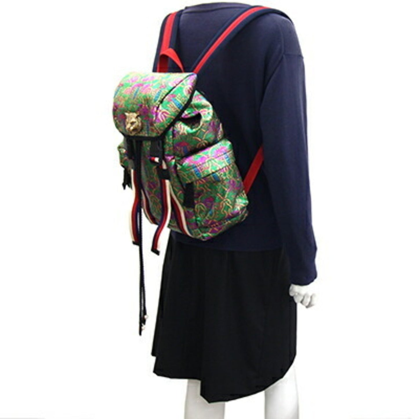 Gucci --, Multicolour, Canvas, backpack