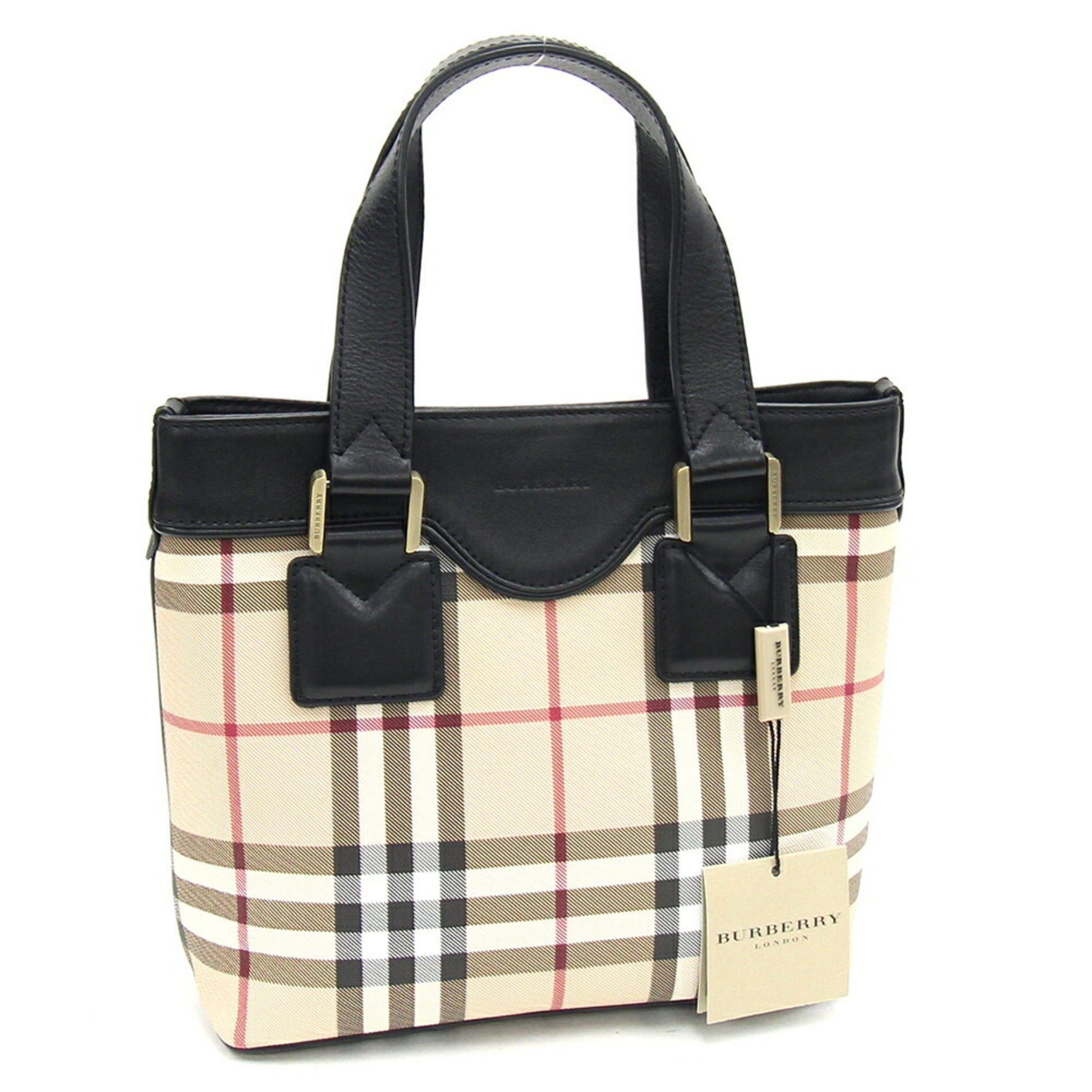 Burberry Nova Check, Beige, Canvas, handbag