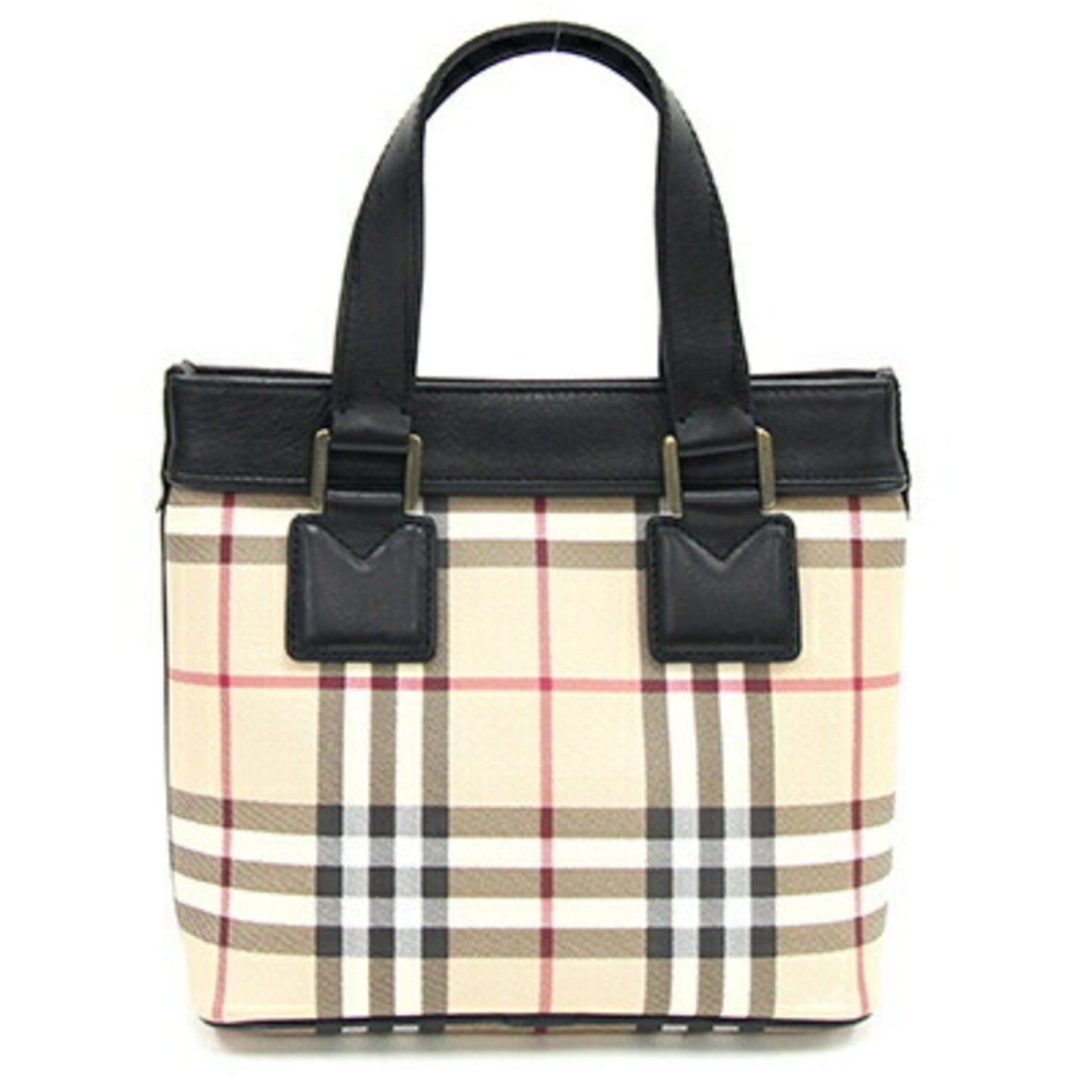 Burberry Nova Check, Beige, Canvas, handbag