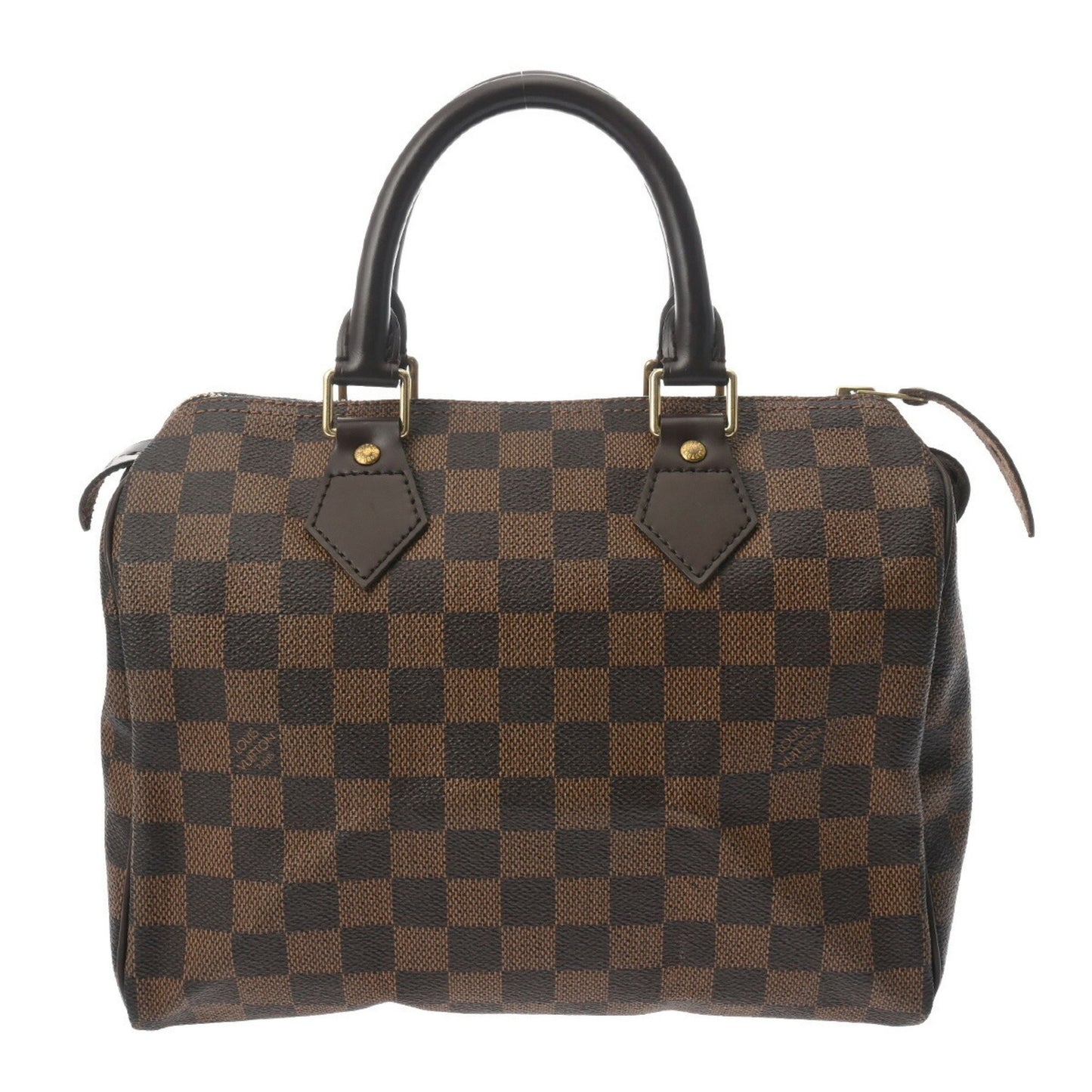 Louis Vuitton Speedy 25, Brown, Canvas, handbag