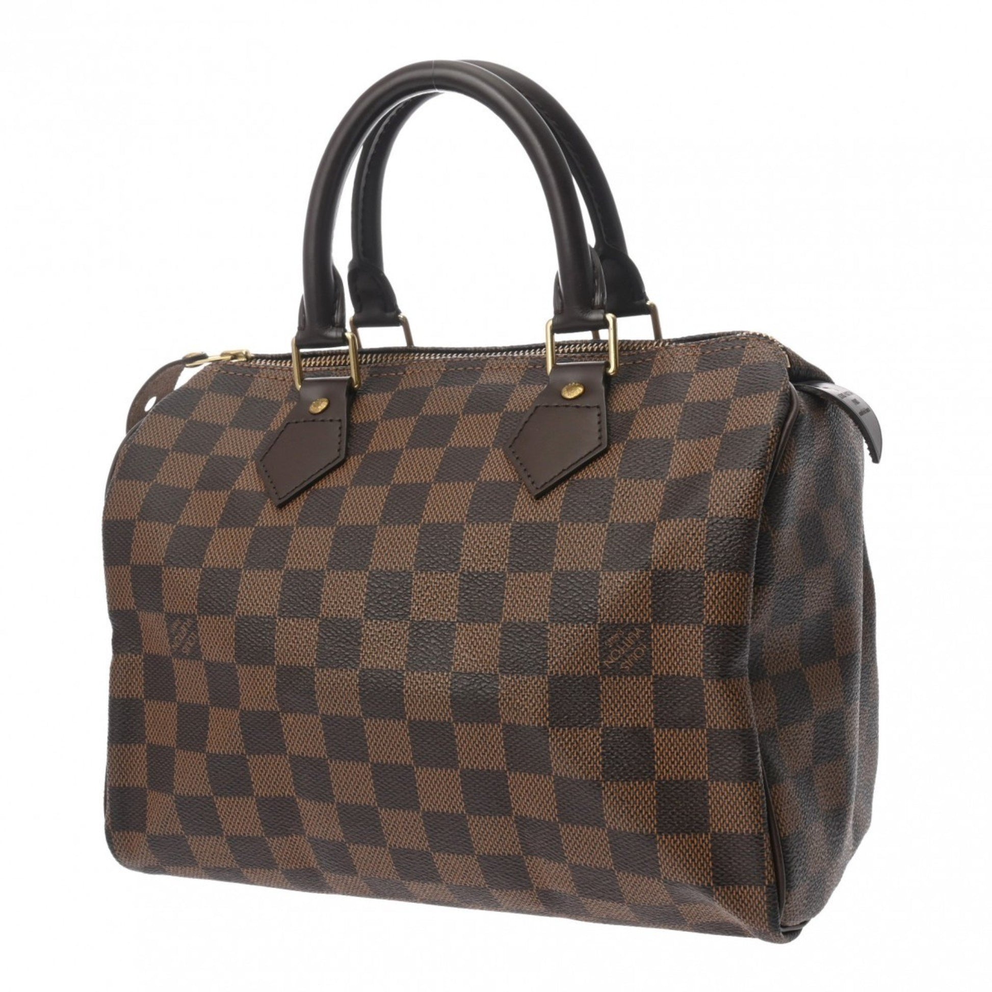 Louis Vuitton Speedy 25, Brown, Canvas, handbag