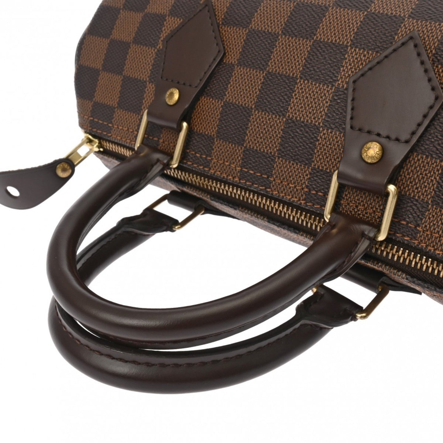 Louis Vuitton Speedy 25, Brown, Canvas, handbag