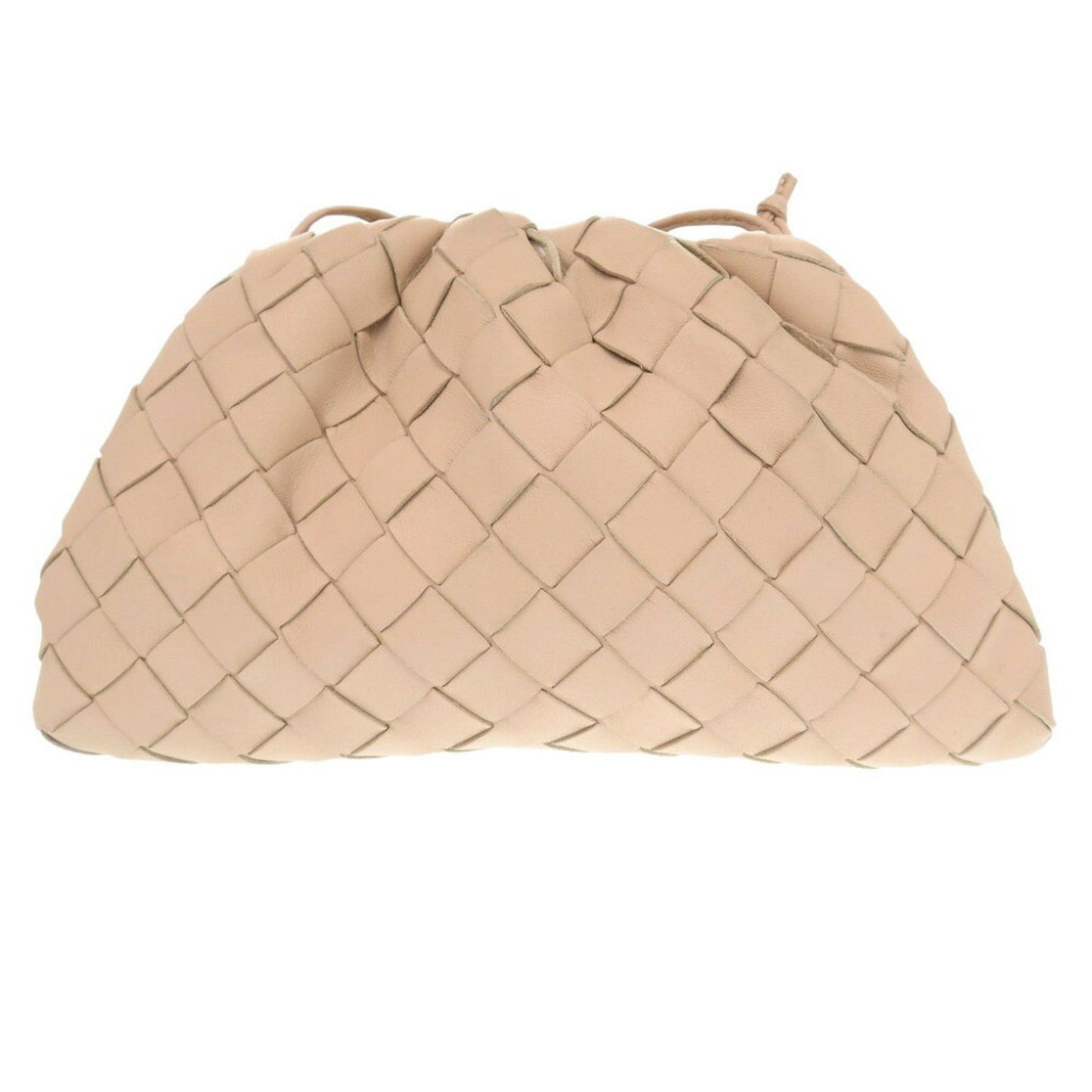 Bottega Veneta Pouch, Beige, Leather, shoulder