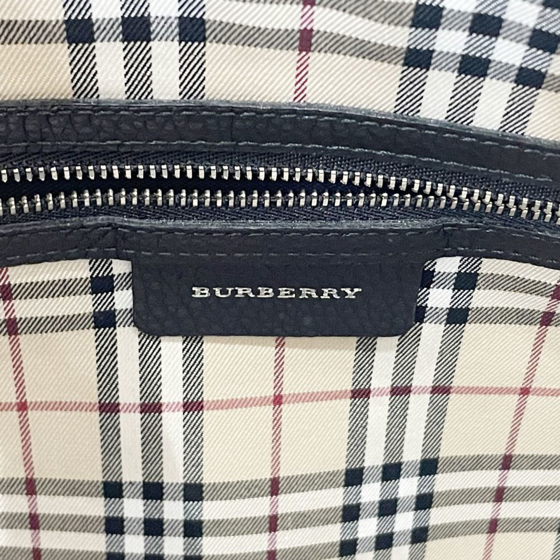 Burberry Nova Check, Black, Leather, travel