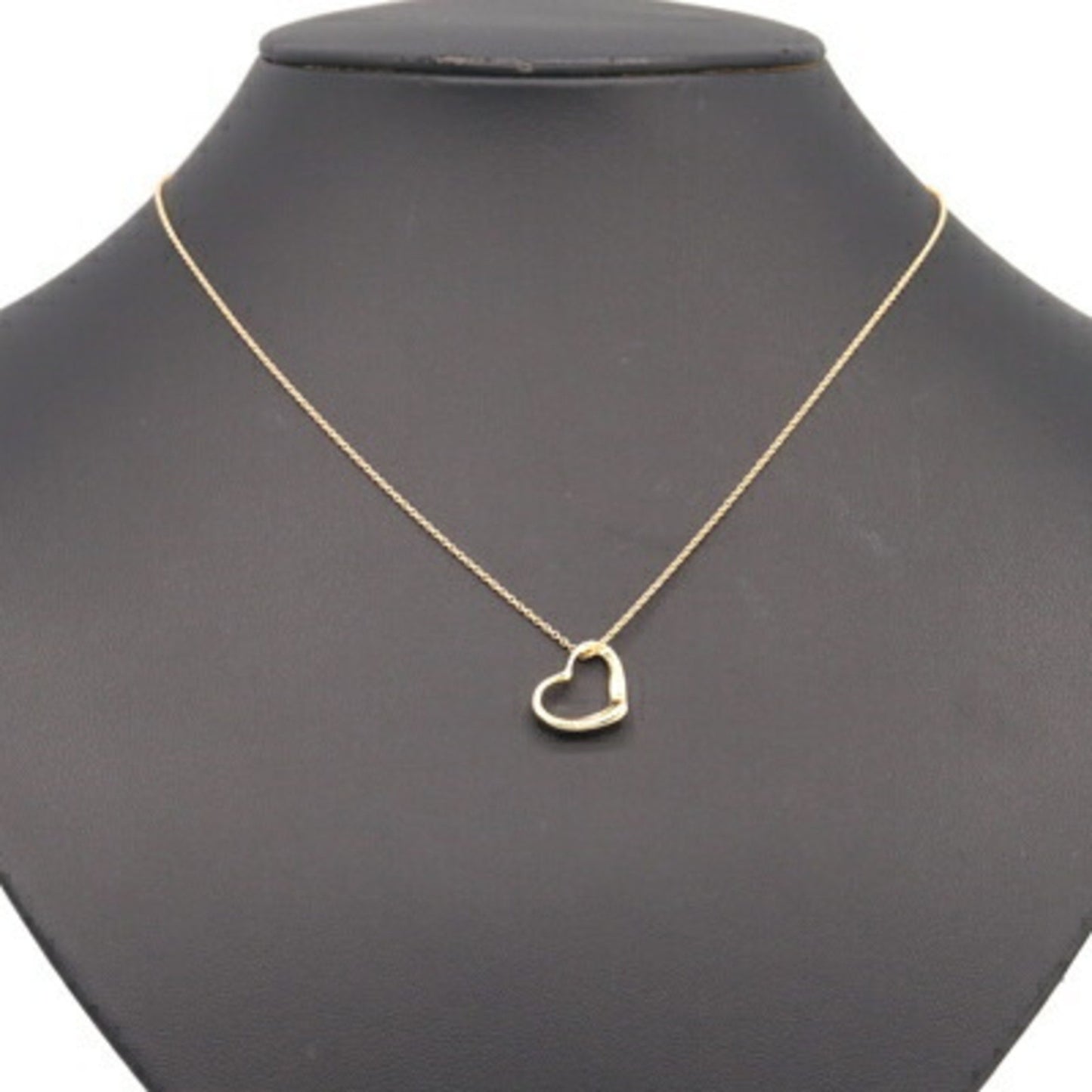 Tiffany & Co Open Heart, Gold, Yellow Gold, necklace