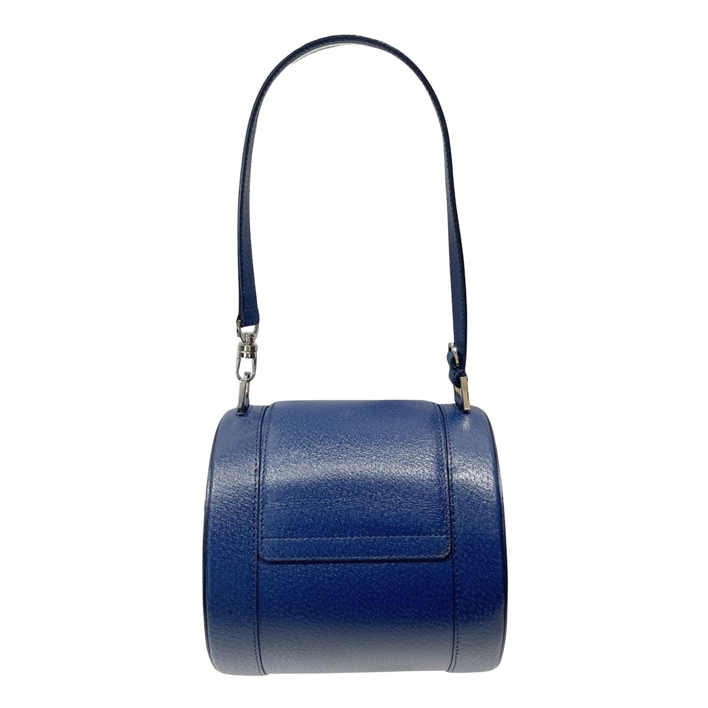 Bulgari, Blue, Leather, shoulder