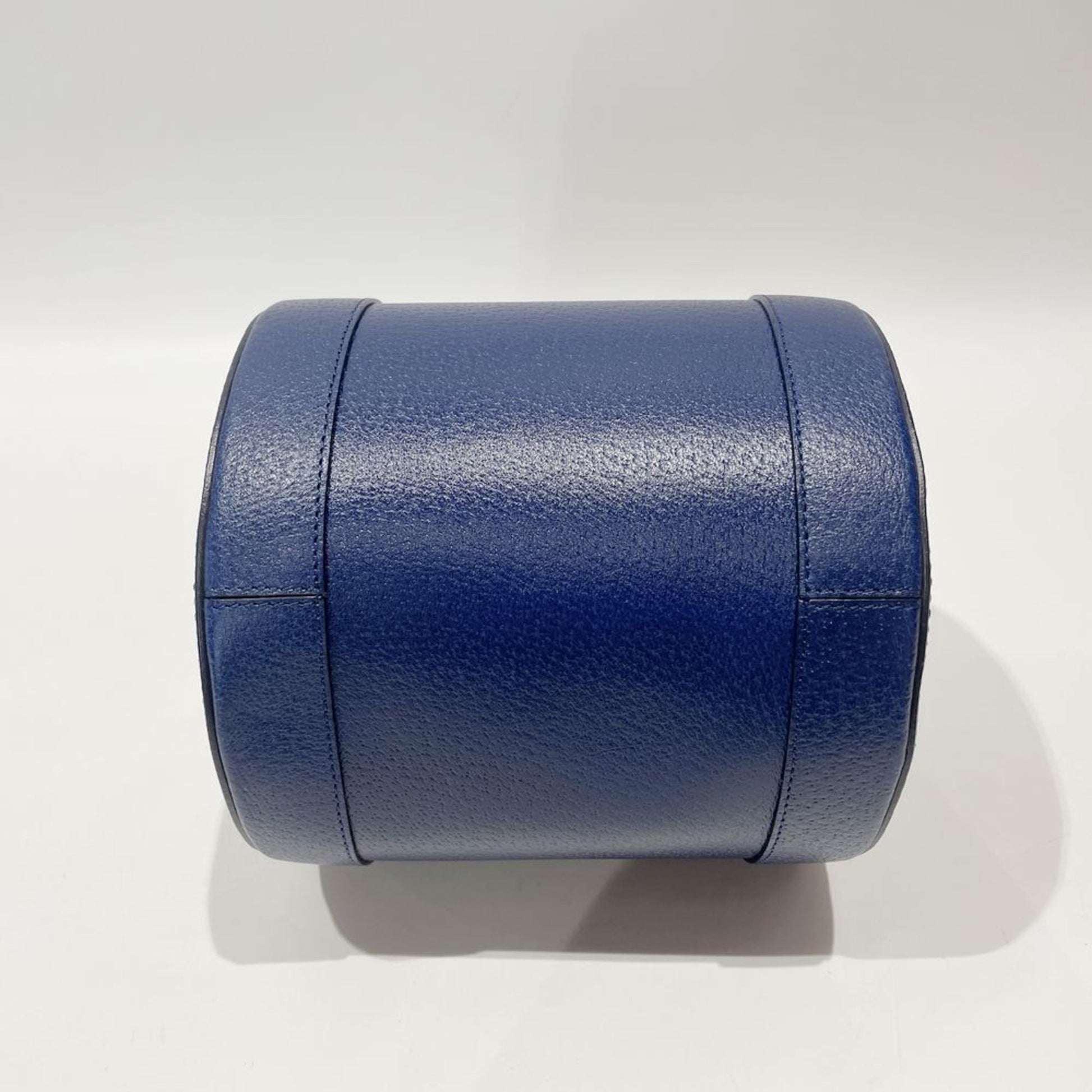 Bulgari, Blue, Leather, shoulder