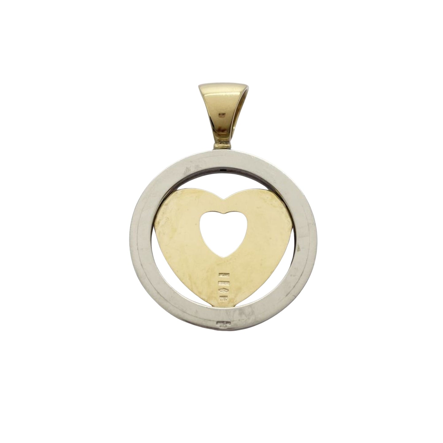 Bulgari Tondo, Gold, Gold And Steel, pendant