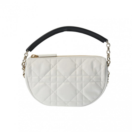 Dior --, White, Leather, handbag