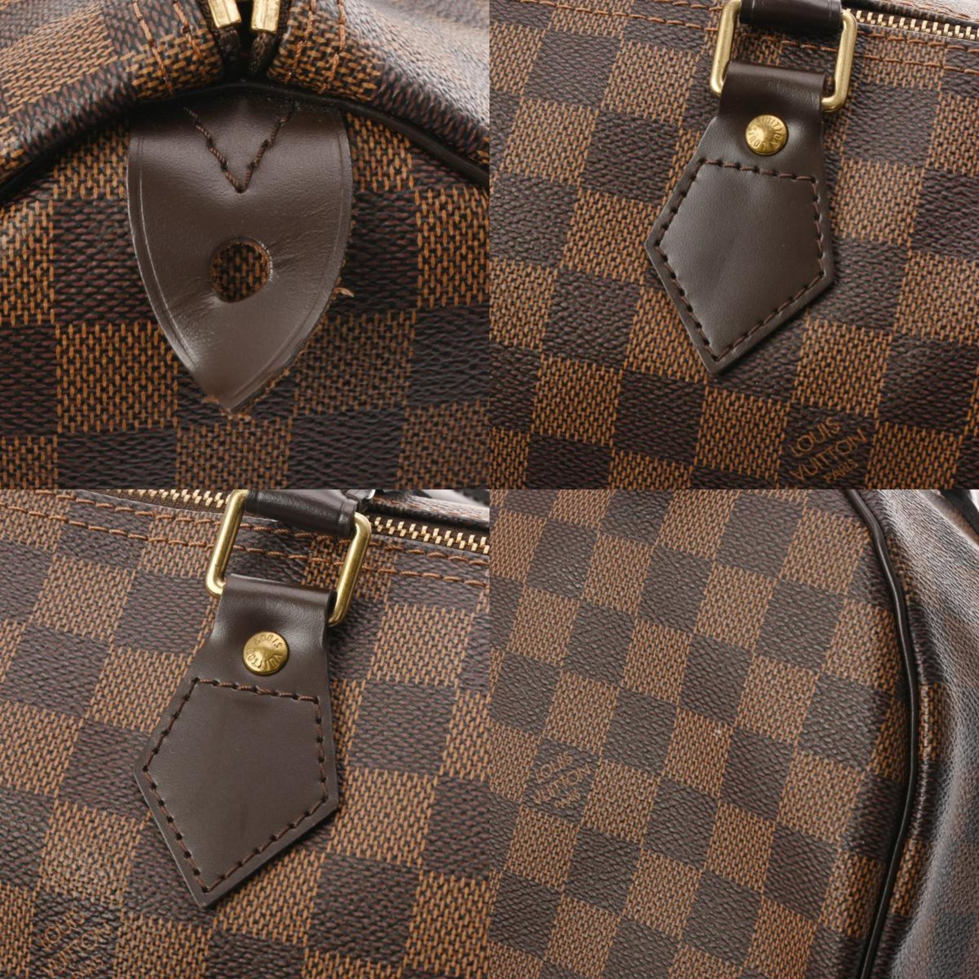 Louis Vuitton Speedy 30, Brown, Canvas, handbag