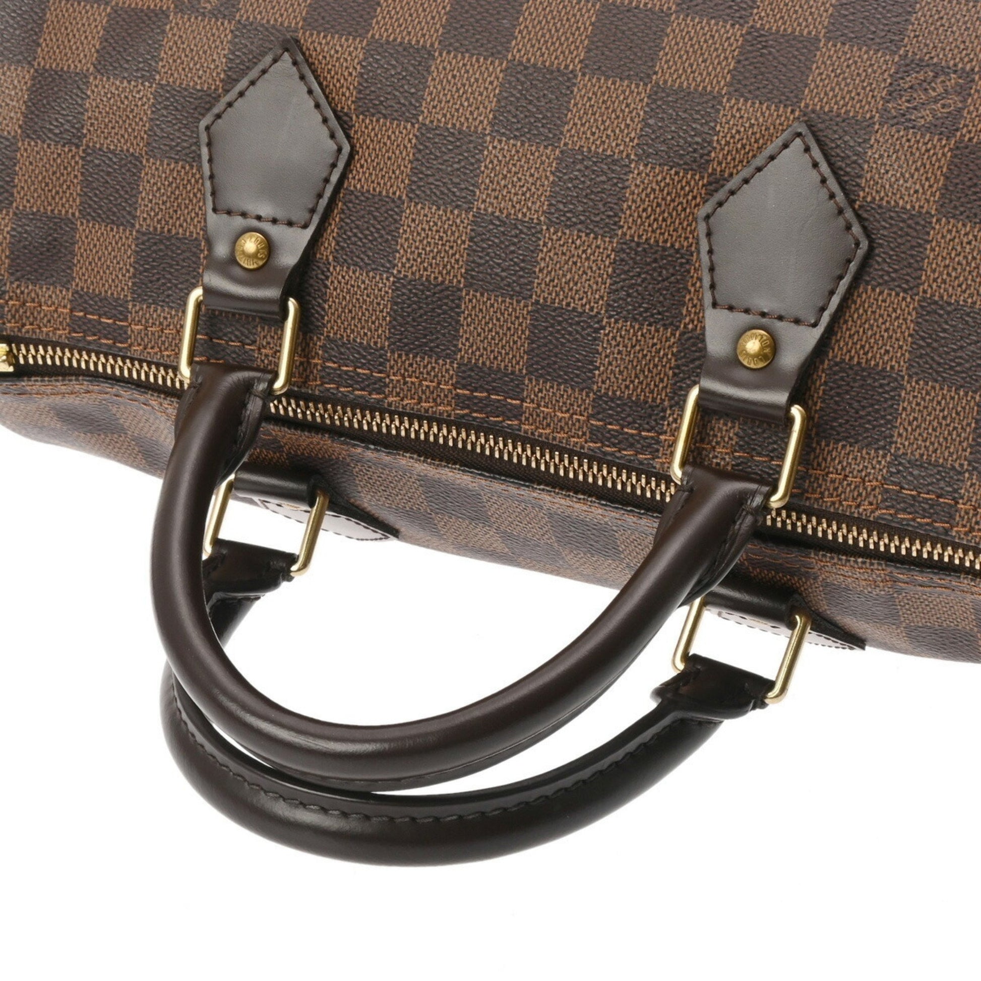 Louis Vuitton Speedy 30, Brown, Canvas, handbag