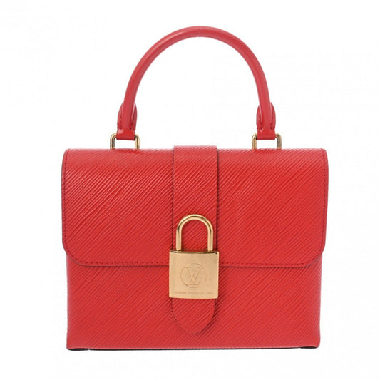 Louis Vuitton Rocky, Red, Leather, handbag