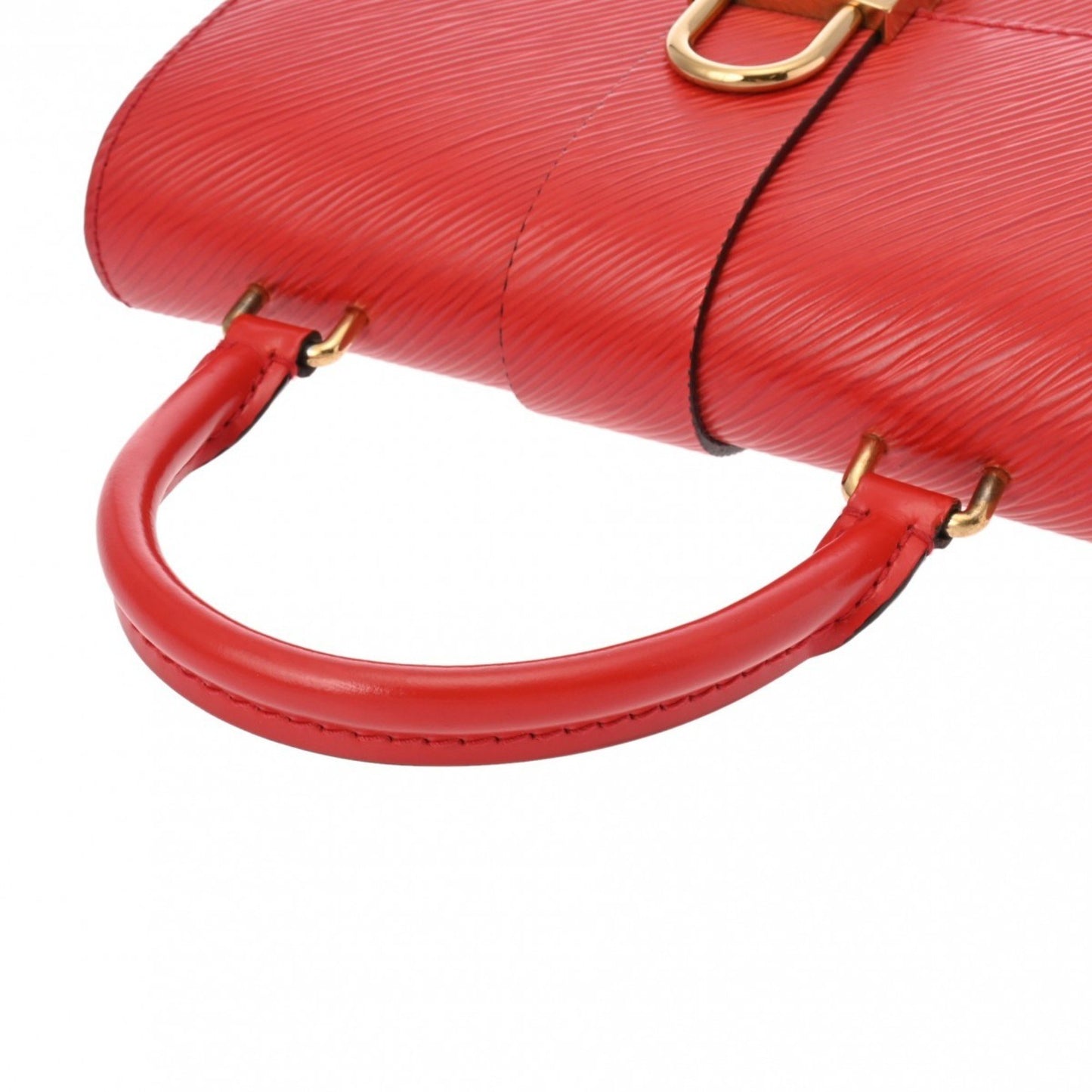 Louis Vuitton Rocky, Red, Leather, handbag