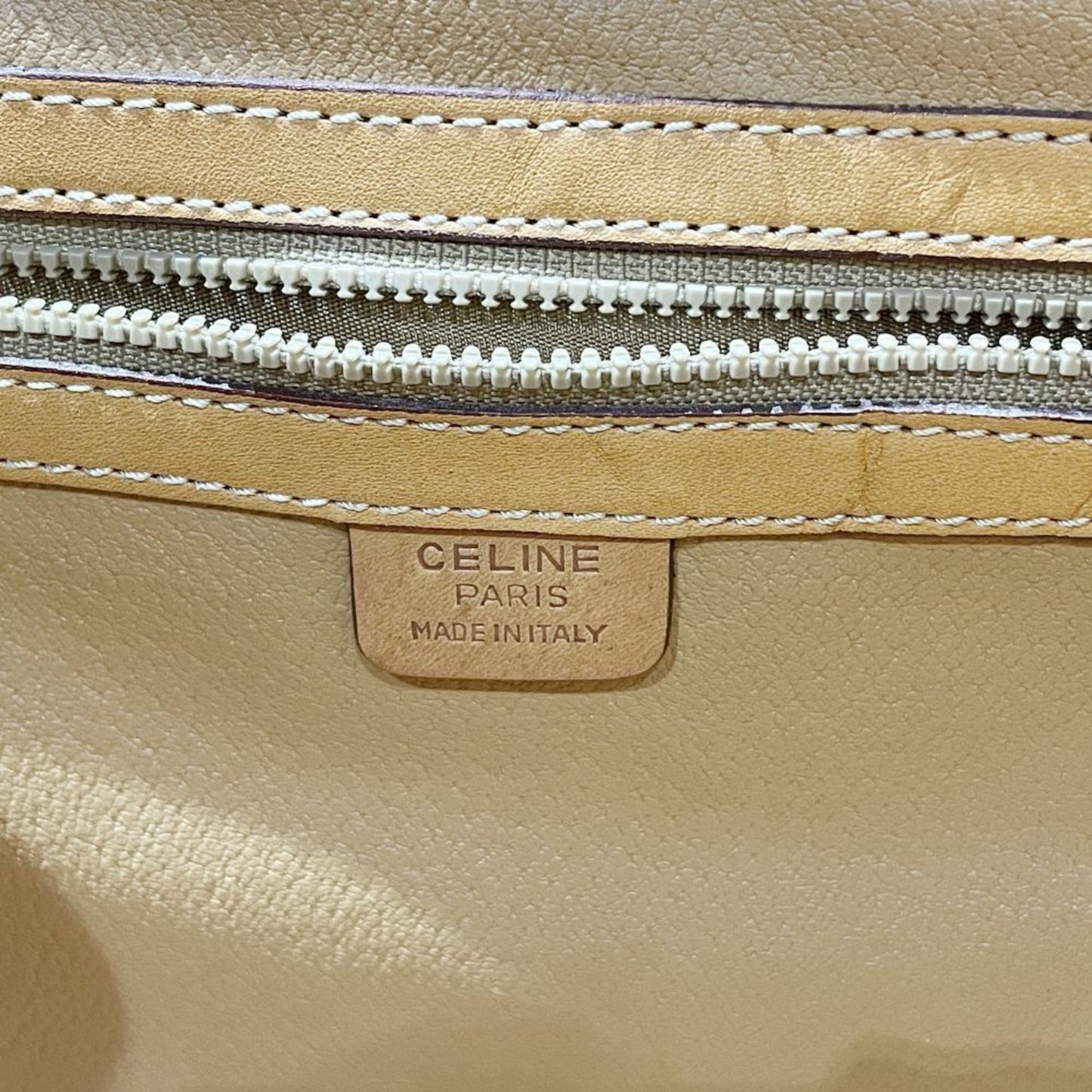 Céline Macadam, Brown, Canvas, tote