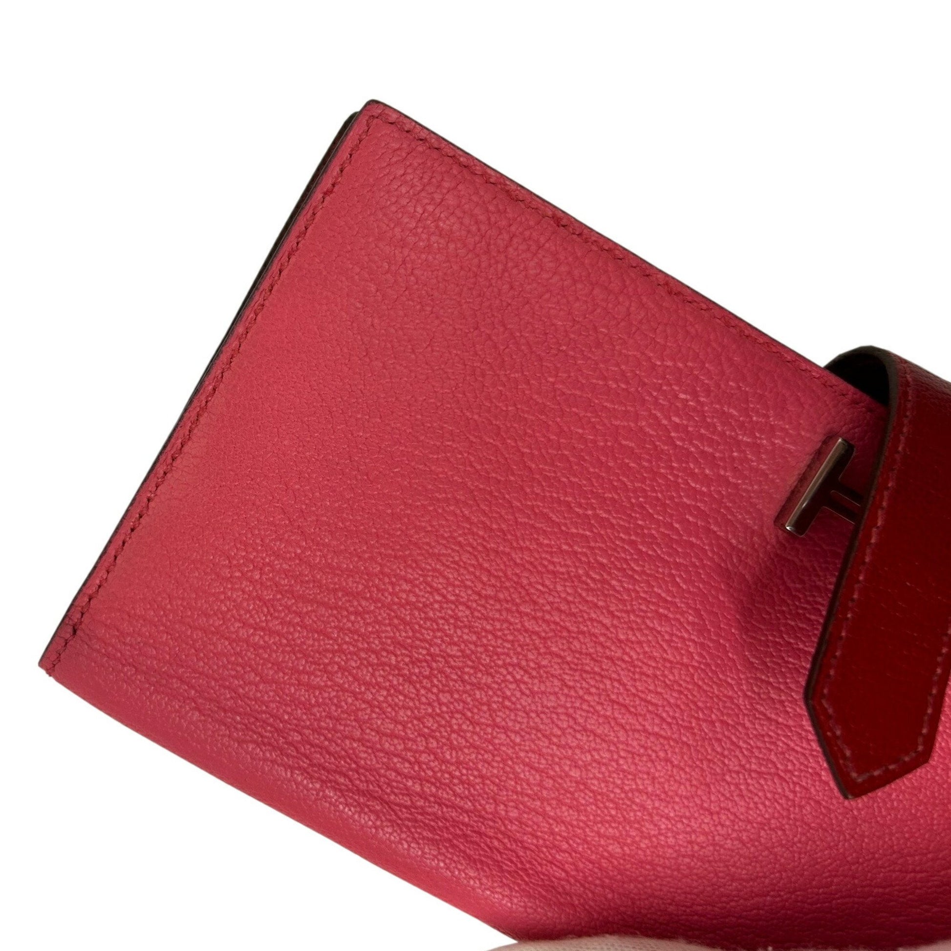 Hermès Béarn, Pink, Leather, wallet