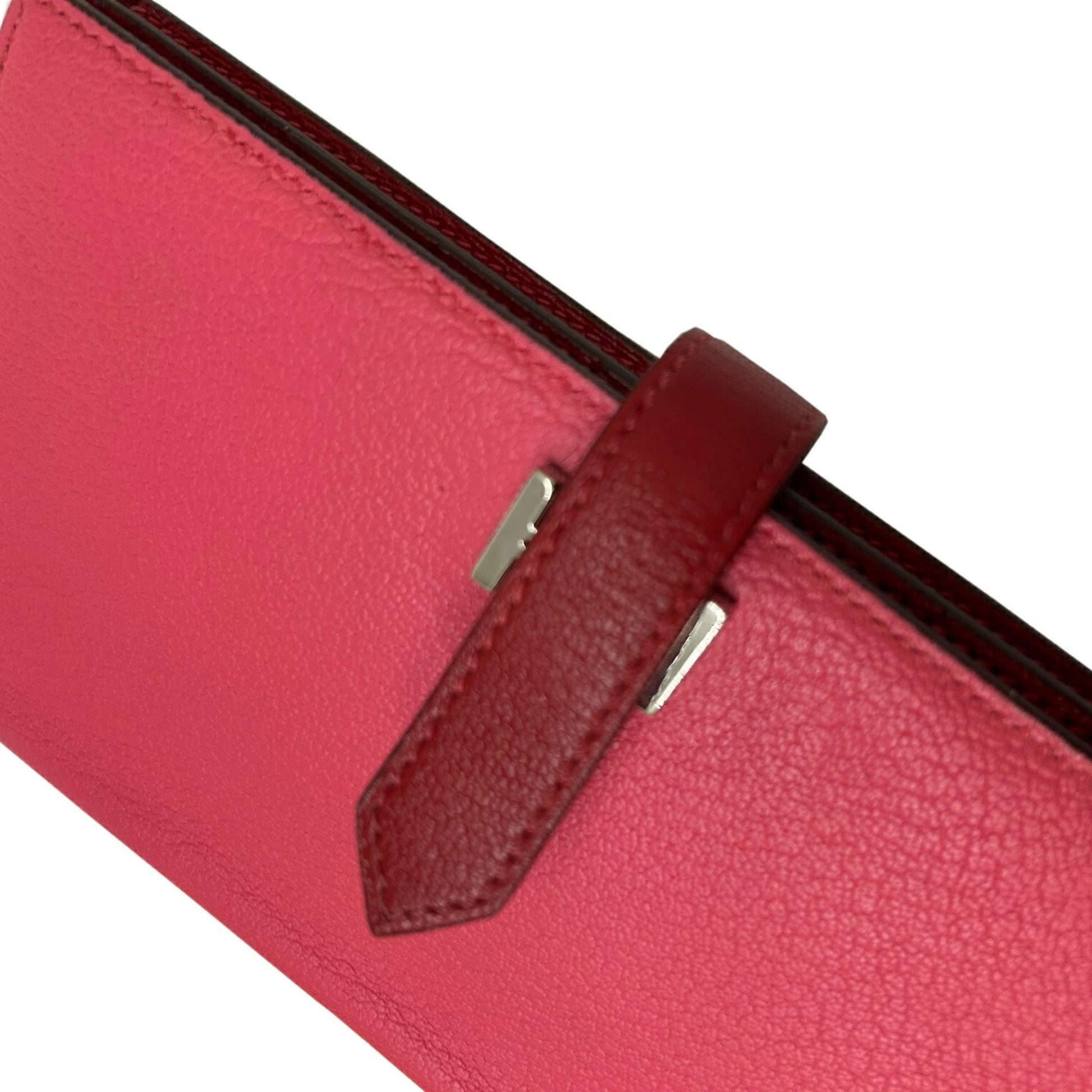 Hermès Béarn, Pink, Leather, wallet