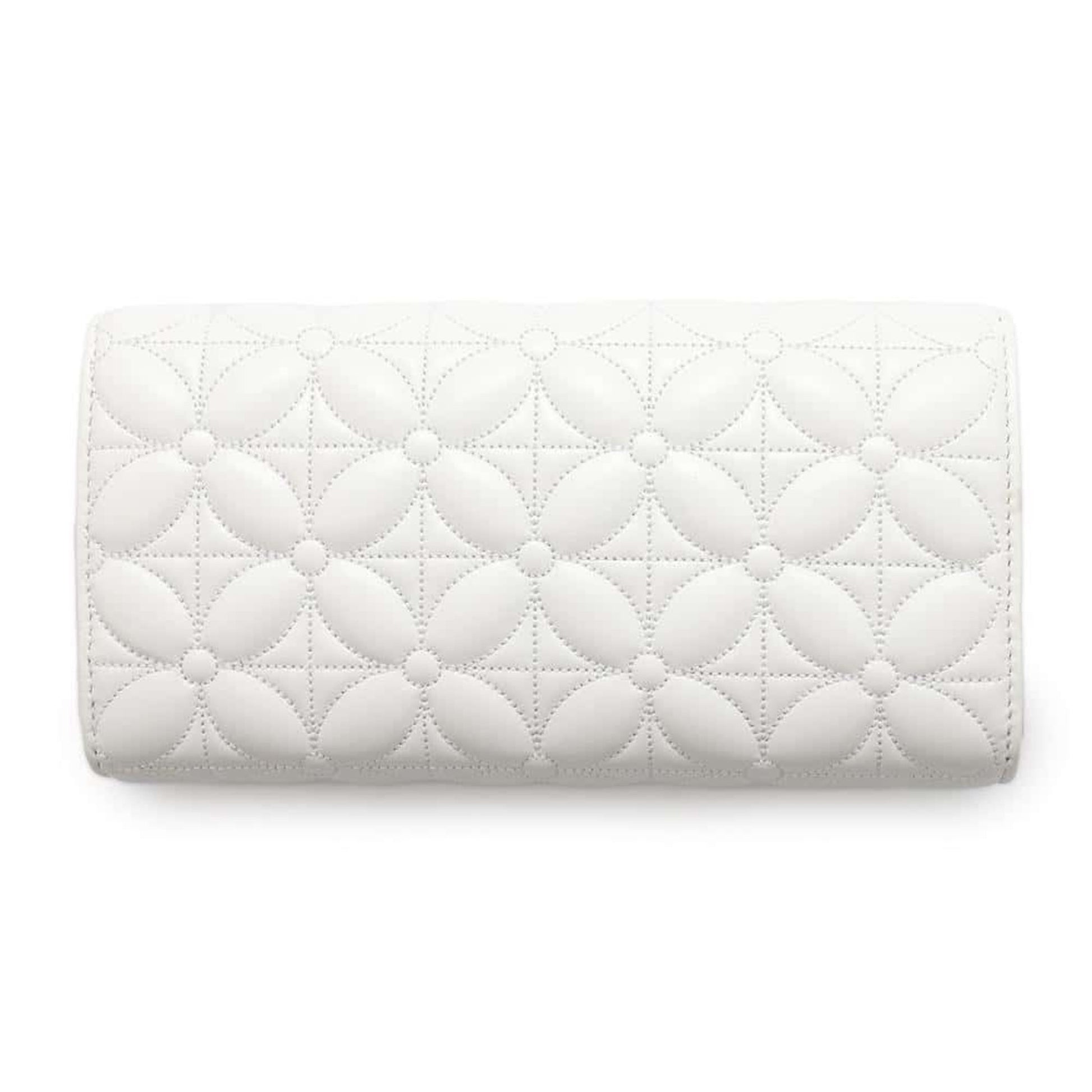 Louis Vuitton Capucines, White, Leather, wallet