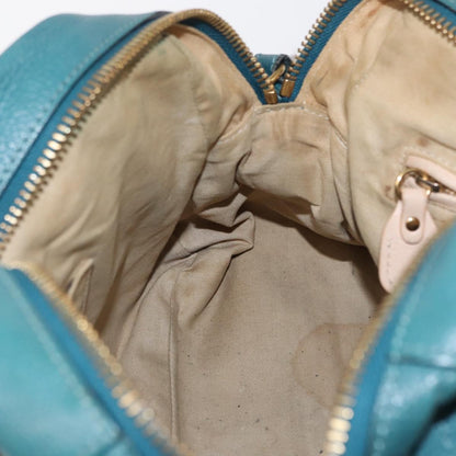 Chloe Paraty Top Handle Bag Leather, GREEN, LEATHER, Shoulder bag