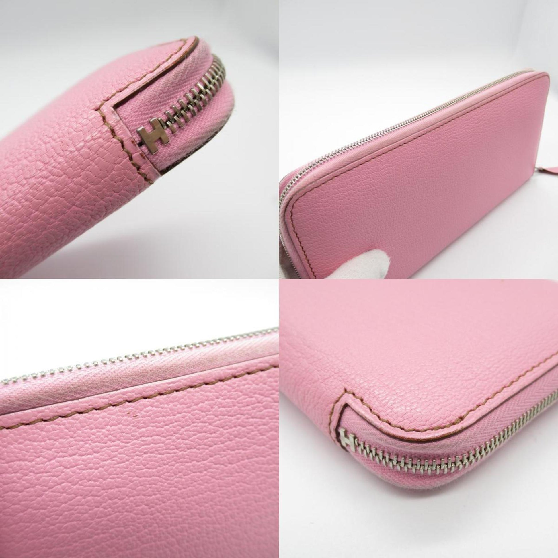 Hermès, Pink, Leather, wallet