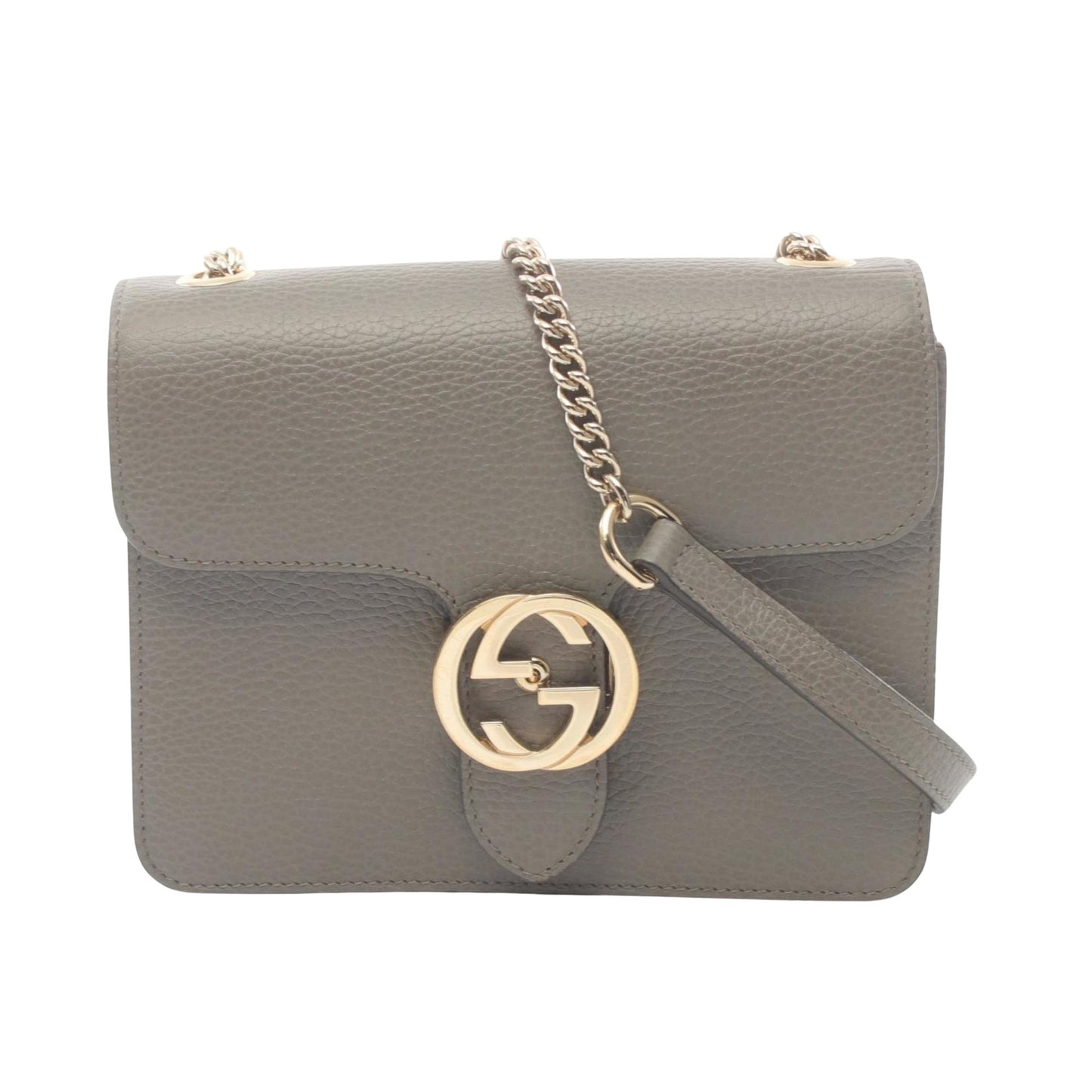 Gucci, Grey, Leather, shopper