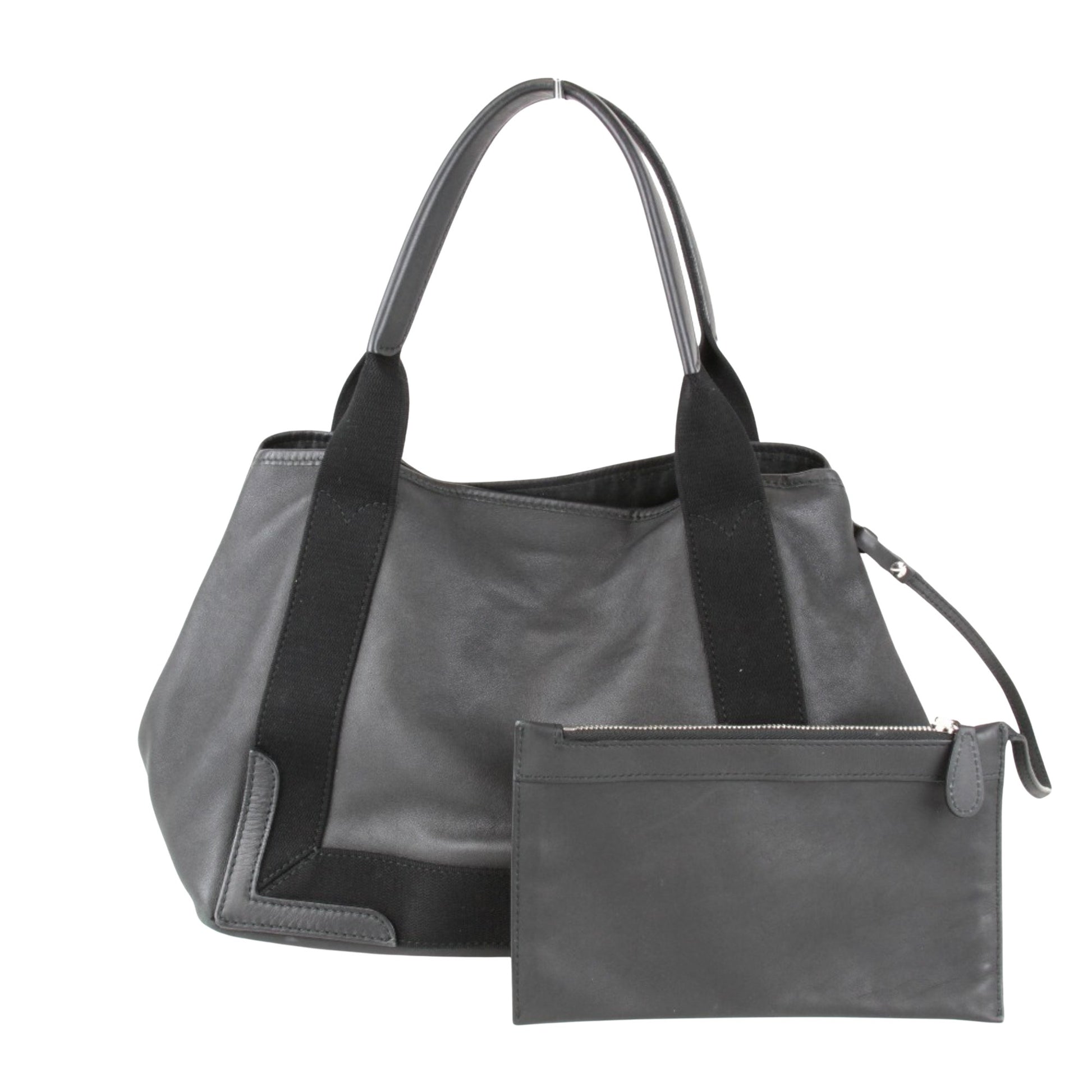 Balenciaga, Black, Leather, handbag