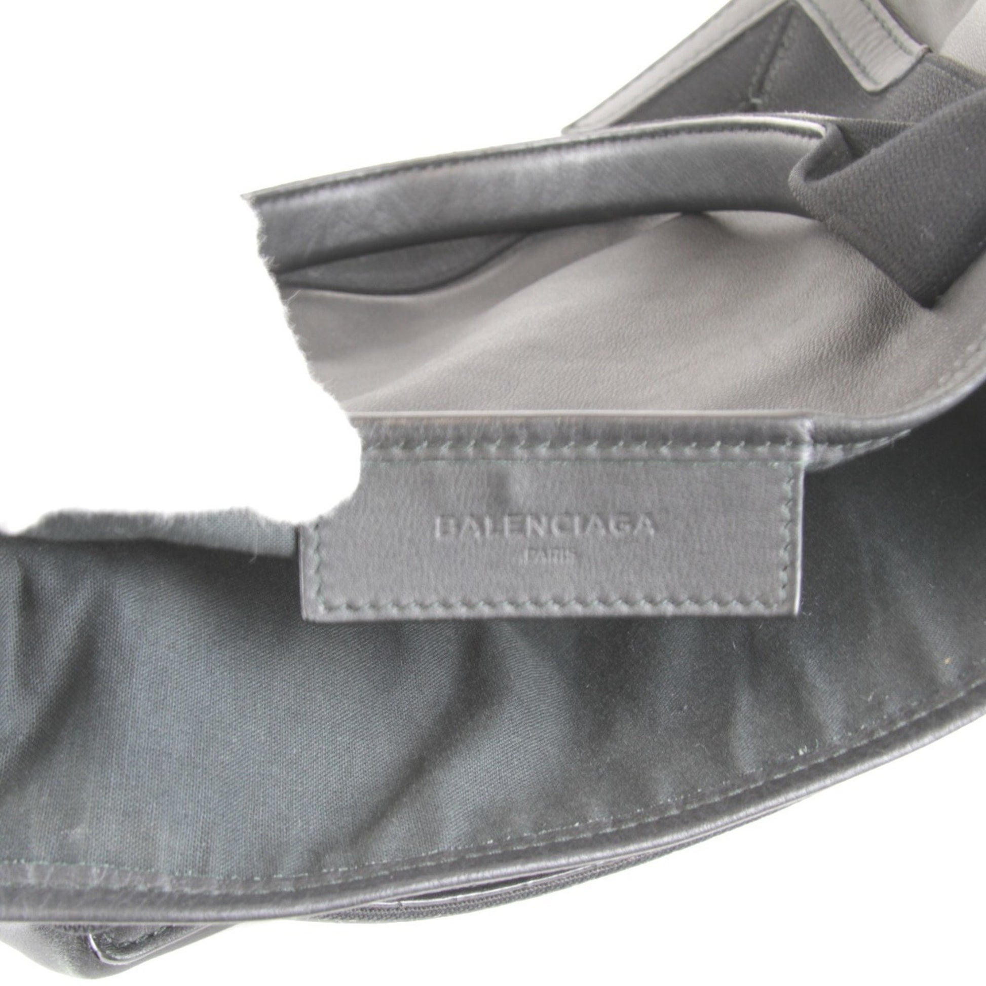 Balenciaga, Black, Leather, handbag