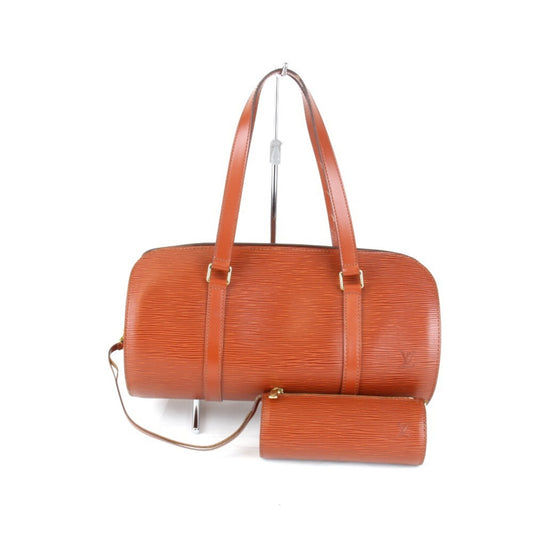 Louis Vuitton Soufflot, Brown, Leather, handbag
