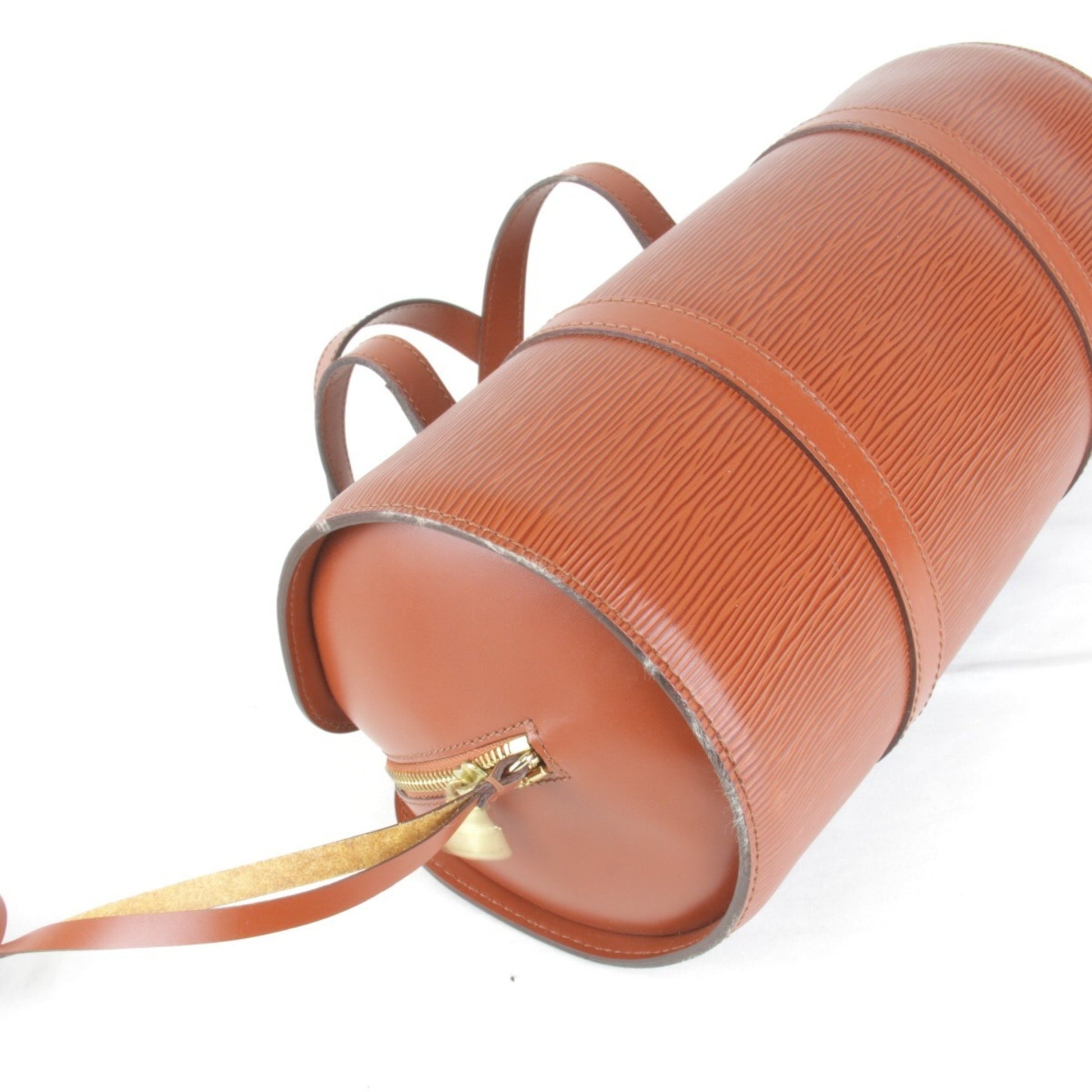 Louis Vuitton Soufflot, Brown, Leather, handbag