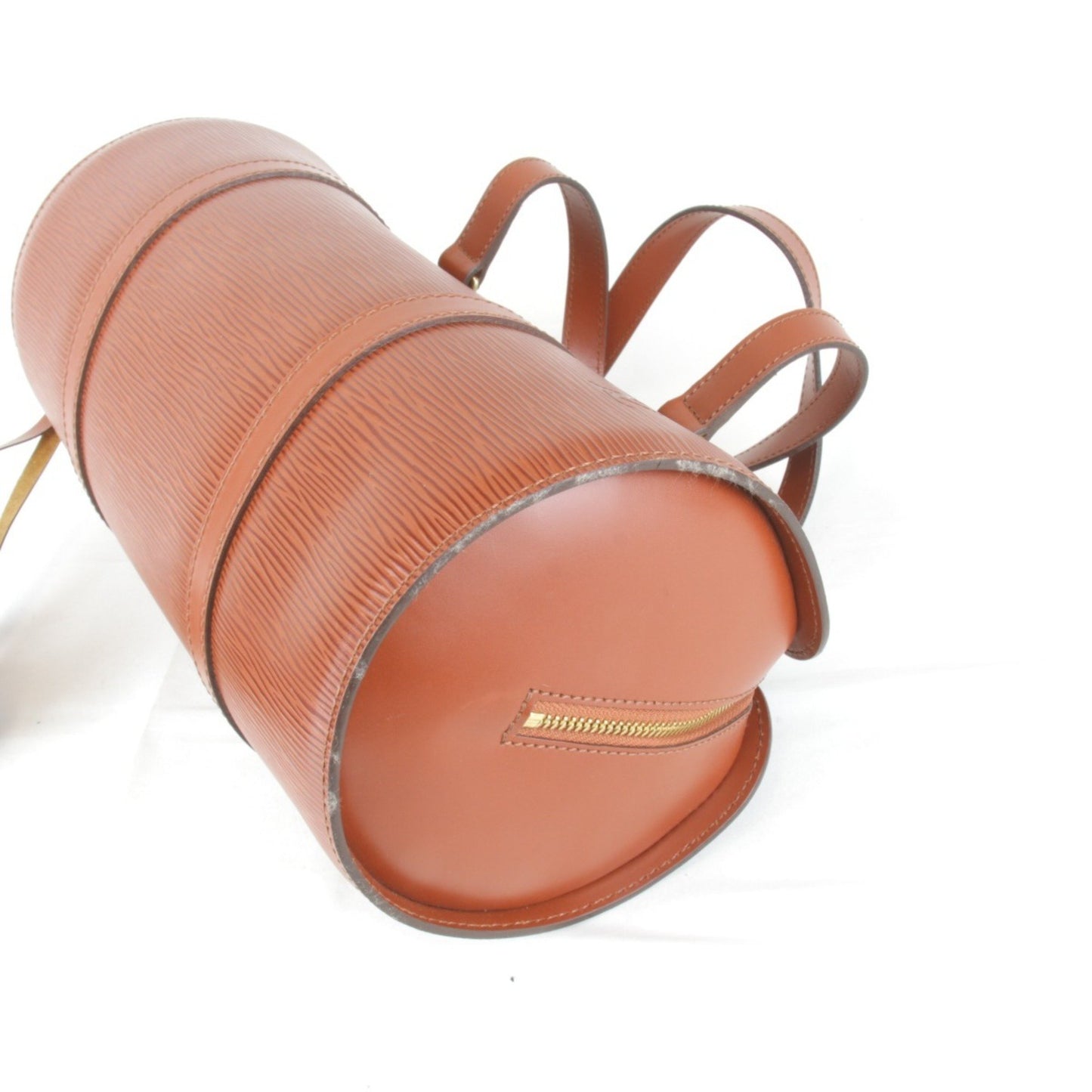 Louis Vuitton Soufflot, Brown, Leather, handbag