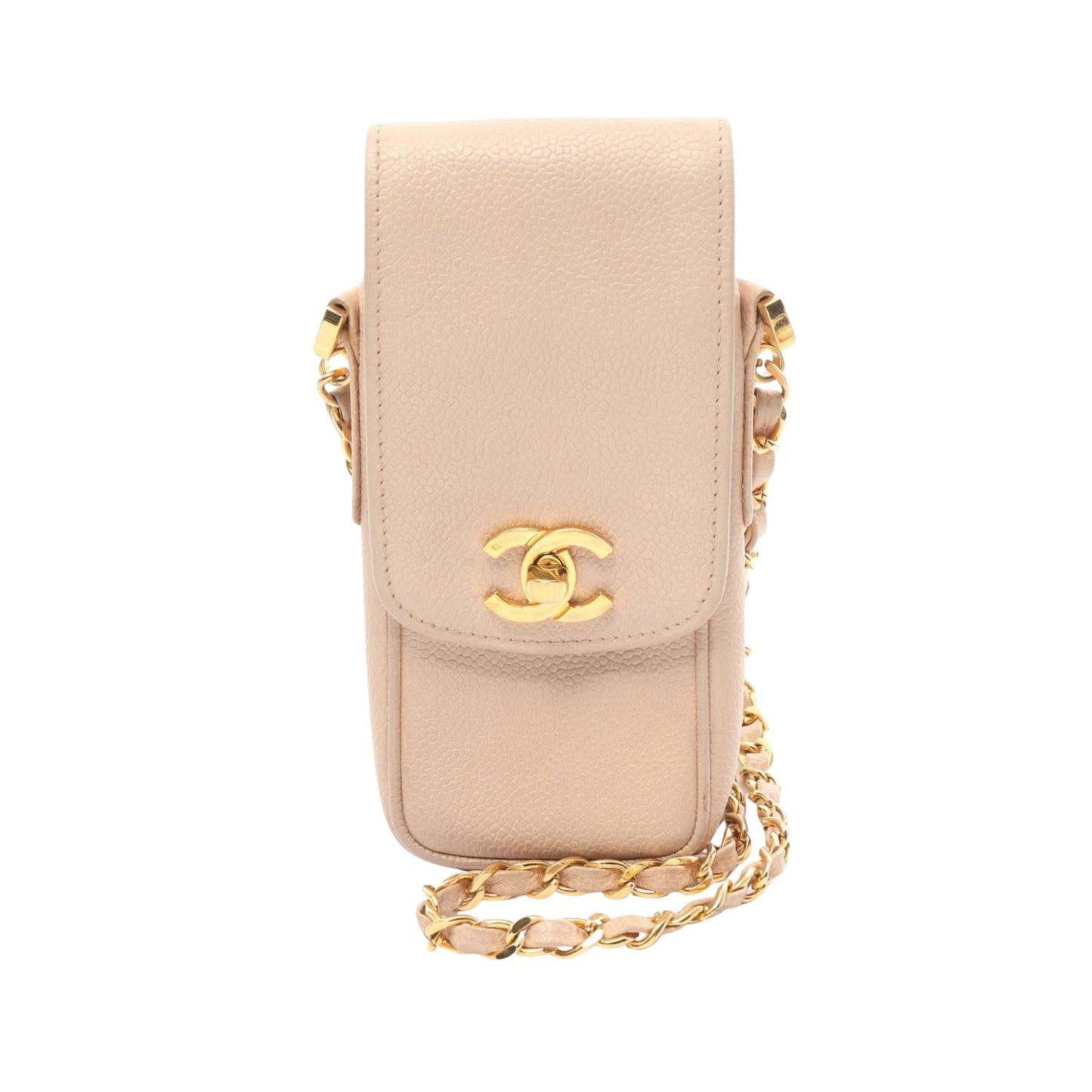 Chanel Coco Mark, Pink, Leather, shoulder