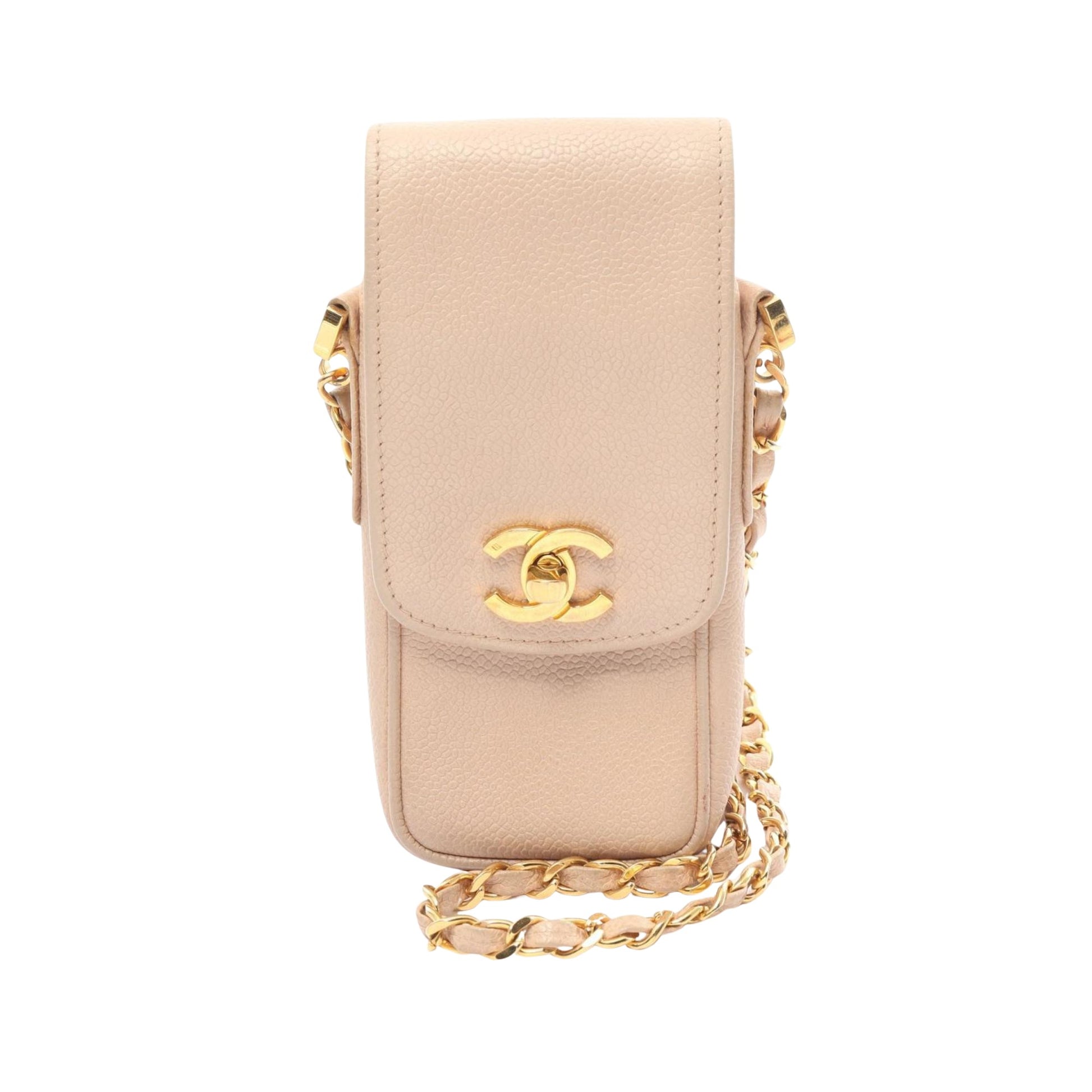 Chanel Coco Mark, Pink, Leather, shoulder