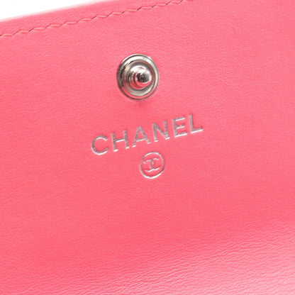 Chanel Timeless, Pink, Leather, wallet