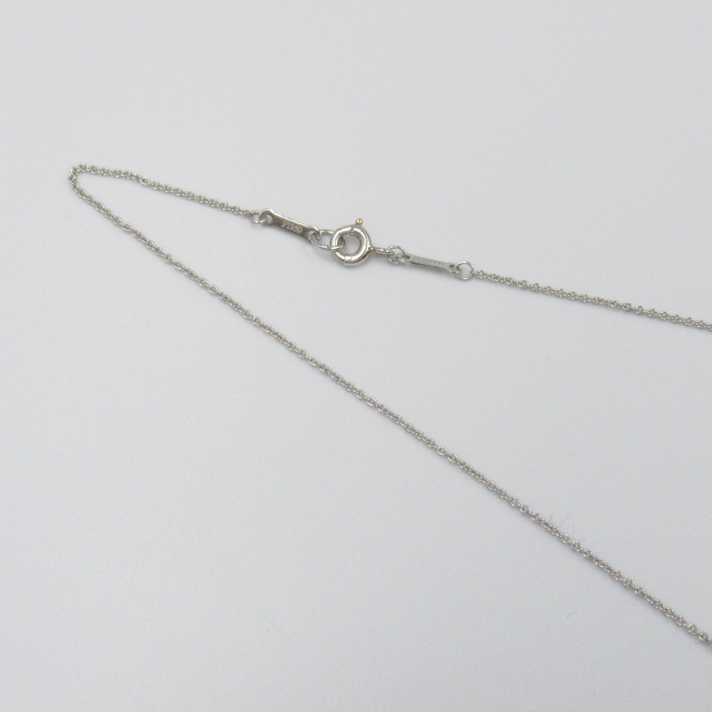 Tiffany & Co Open Heart, Silver, Platinum, necklace