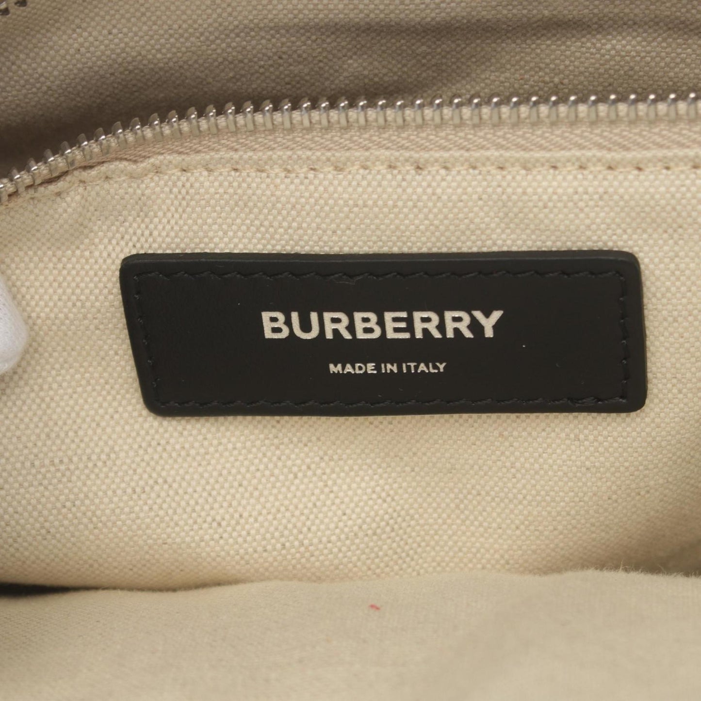 Burberry, Black, Leather, tote