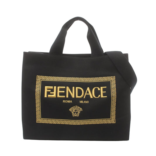 Fendi, Black, Canvas, tote