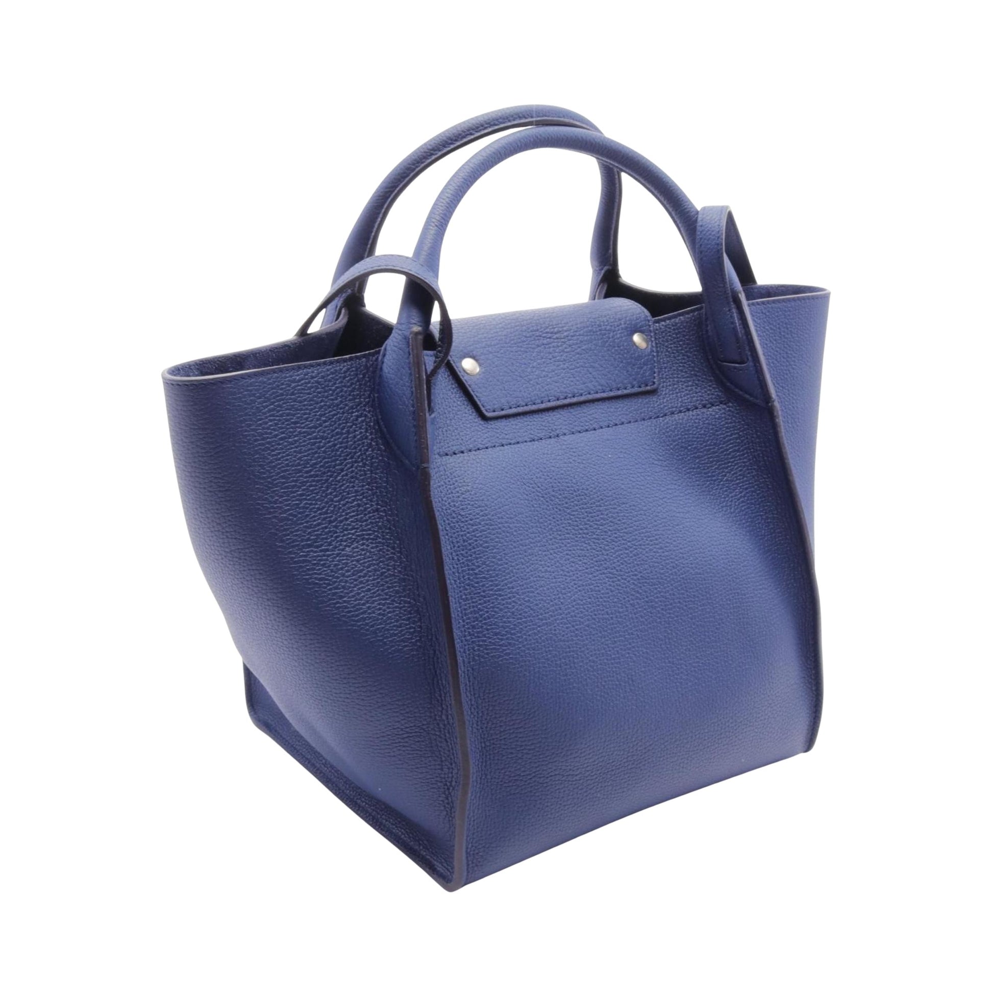 Céline Big bag, Blue, Leather, handbag